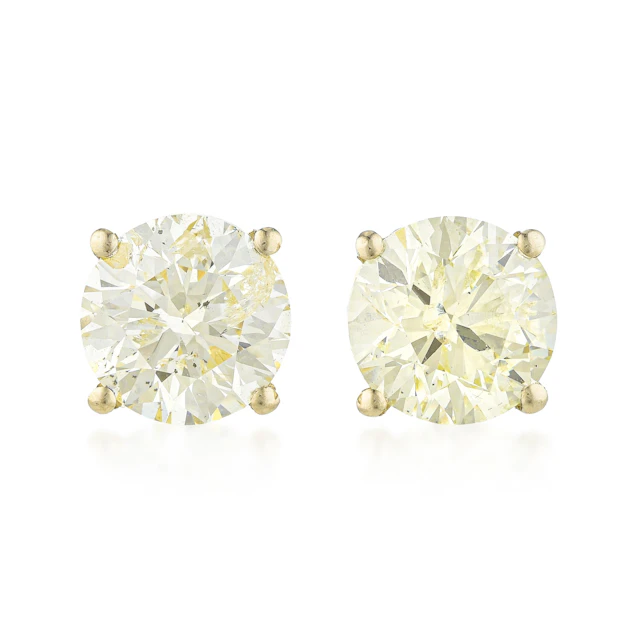 Diamond Stud Earrings (Approx. 2.98 CTW)