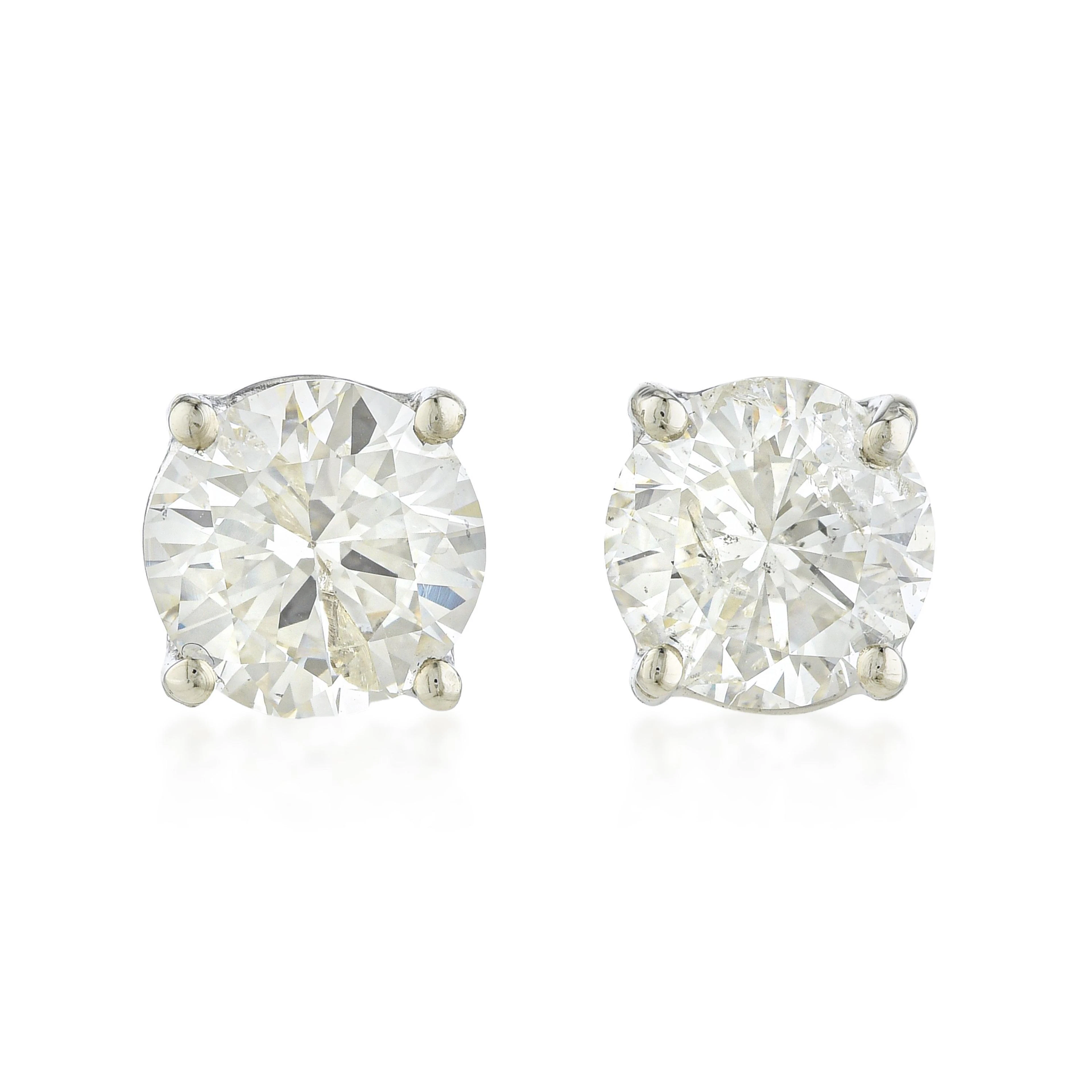 Diamond Stud Earrings (Approx. 1.38 CTW)