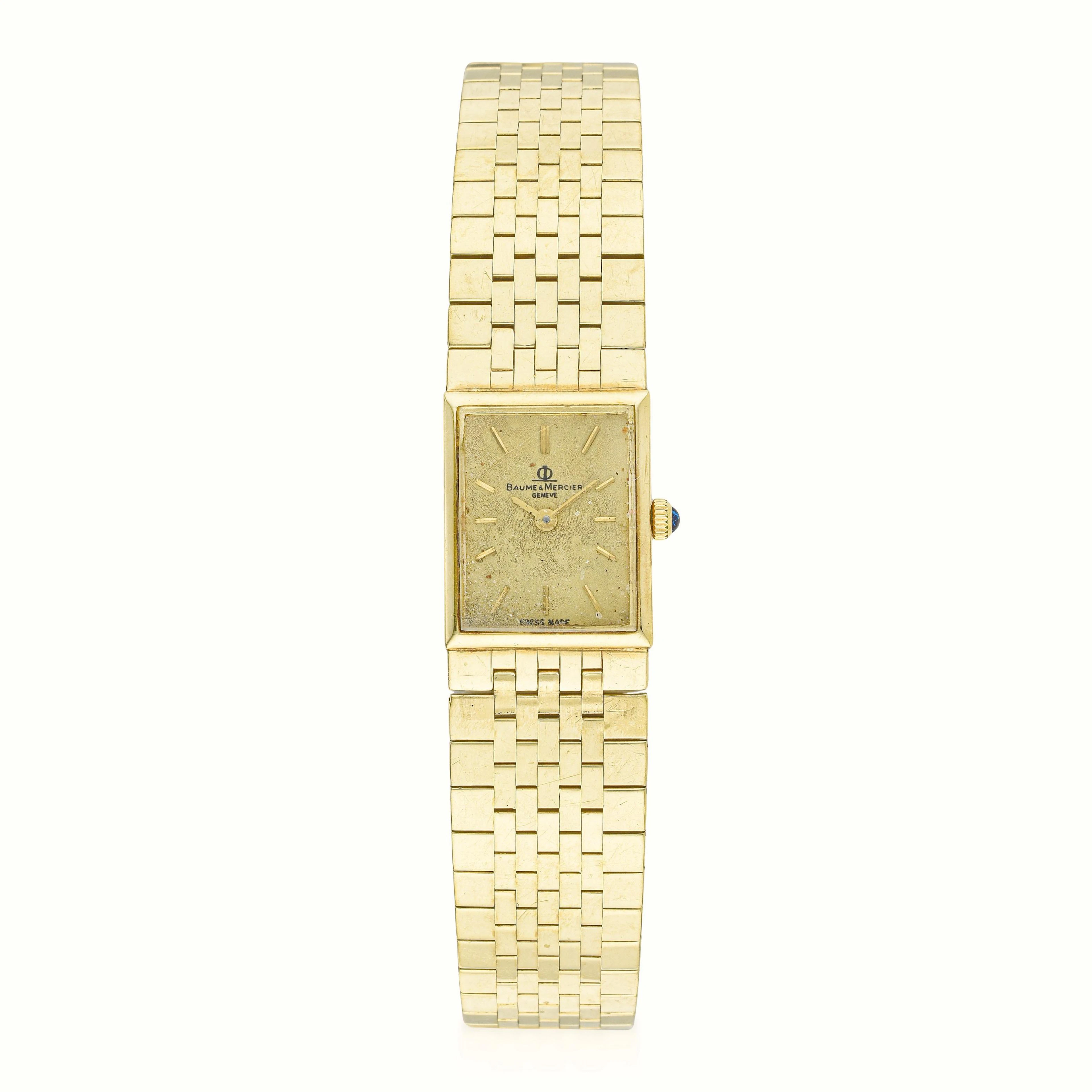 Vintage Baume & Mercier Ladies' Wristwatch in 14K Gold