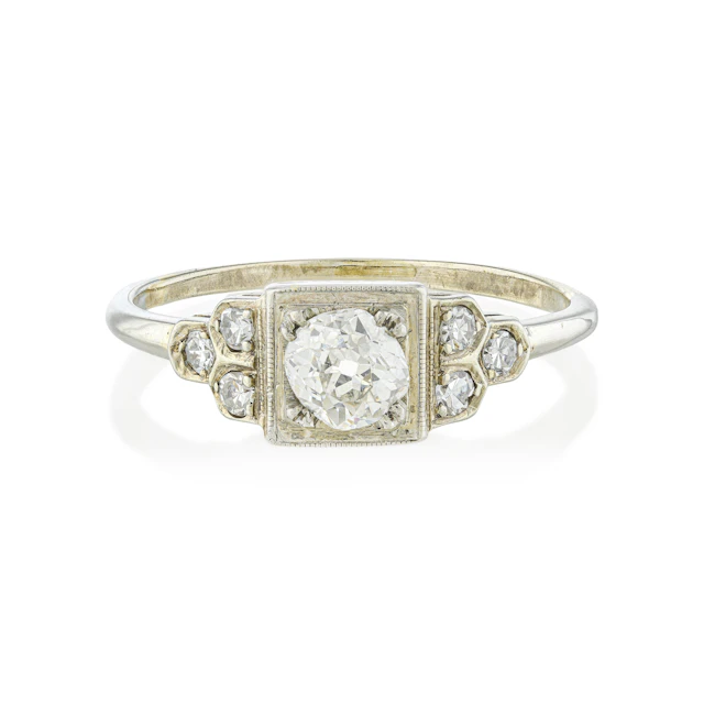 Old European Cut Diamond Engagement Ring - No Reserve