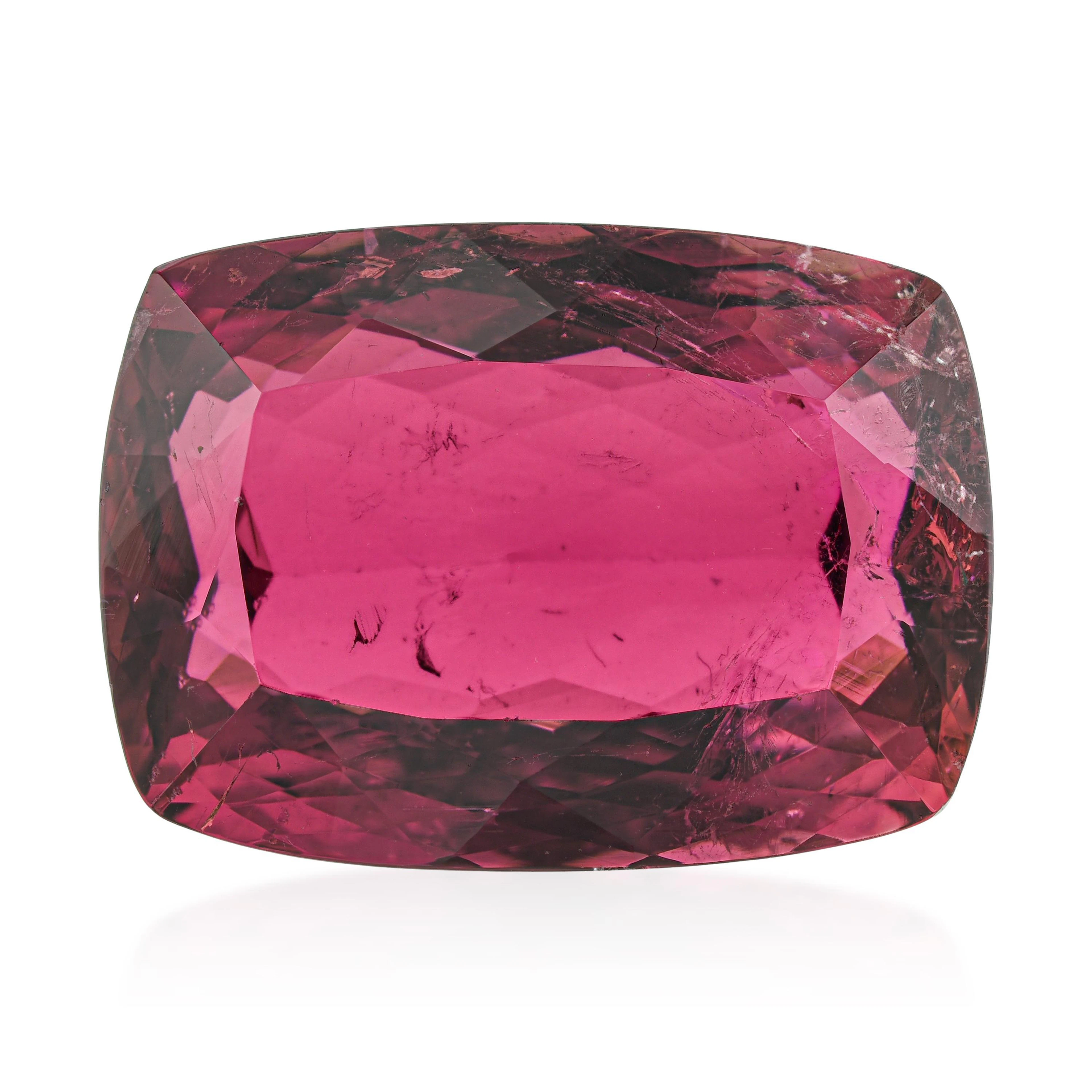 6.45-Carat Tourmaline Cushion Shape Loose Gemstone