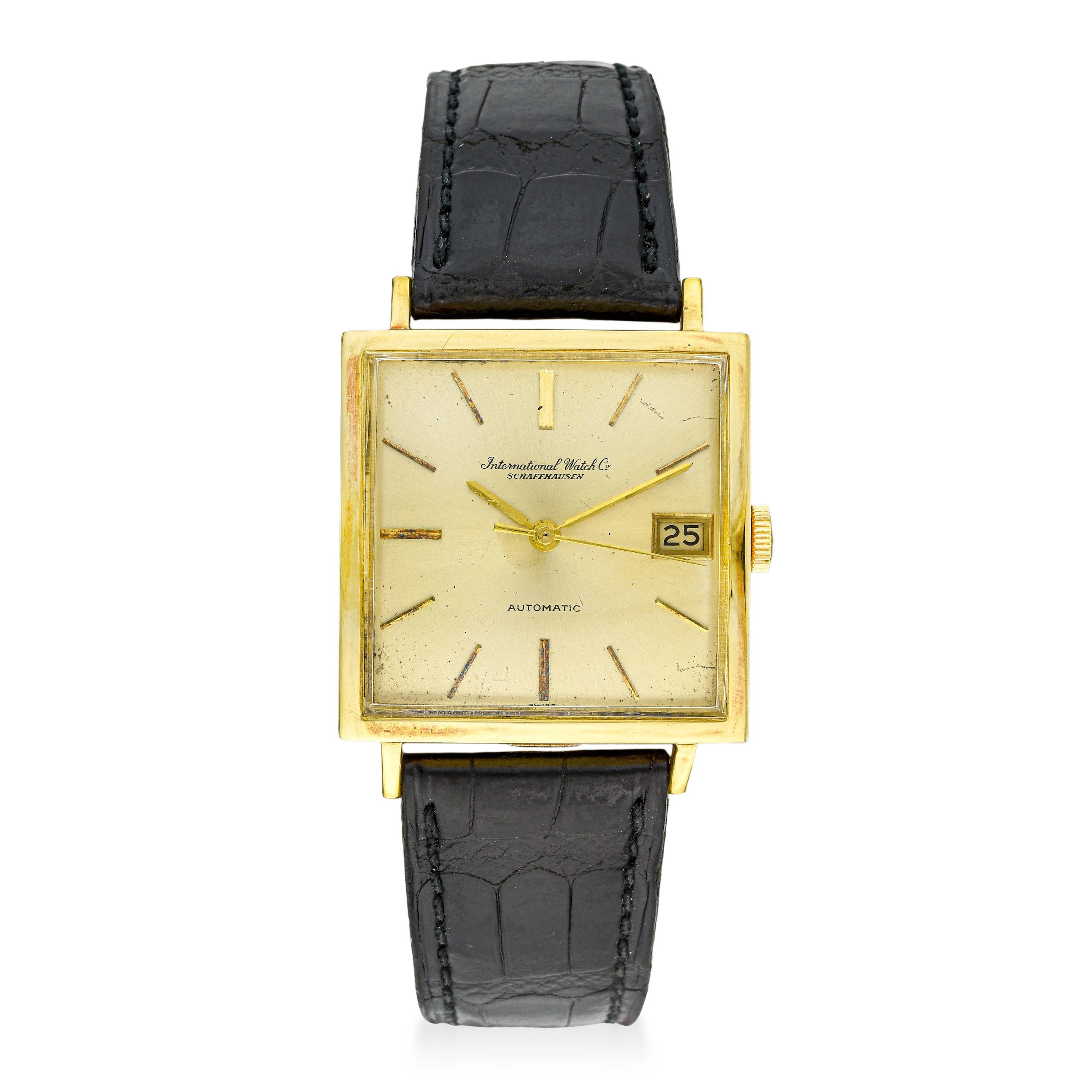 IWC Oversized Square in 18K Gold