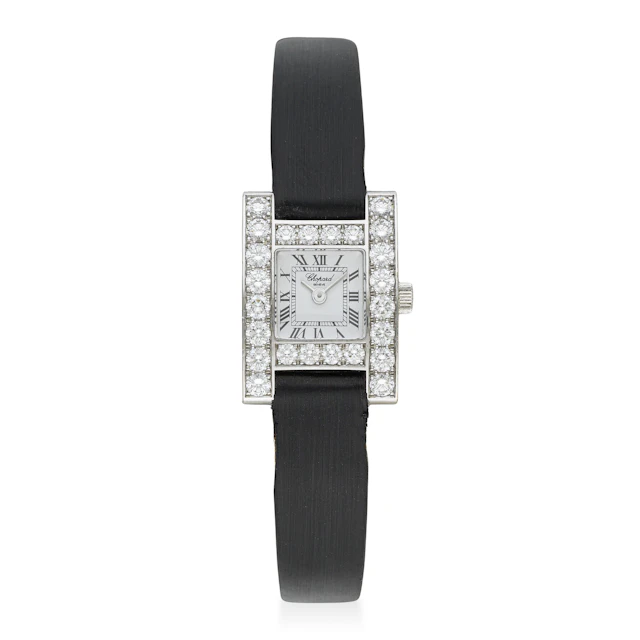 Chopard Your Hour Ladies' Watch in 18K White Gold with Factory Diamonds