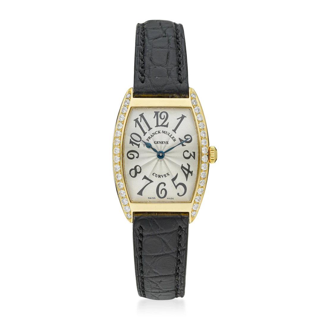 Franck Muller Curvex in 18K Gold with Diamonds