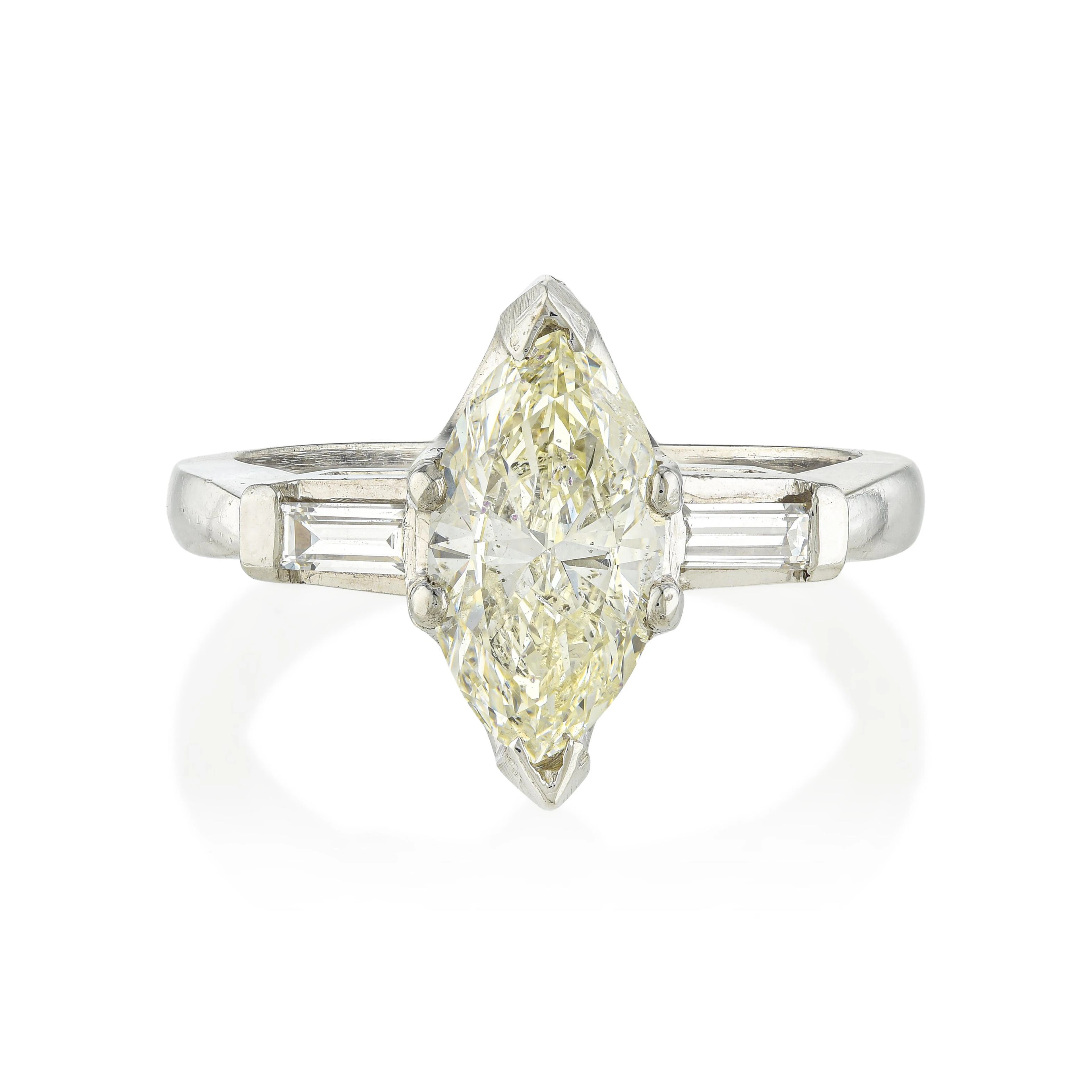Marquise Diamond Engagement Ring