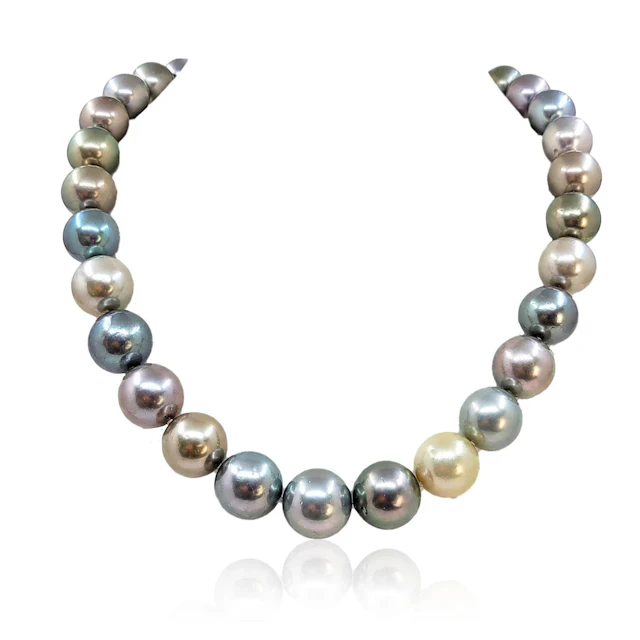 Round Tahitian Pearl Necklace