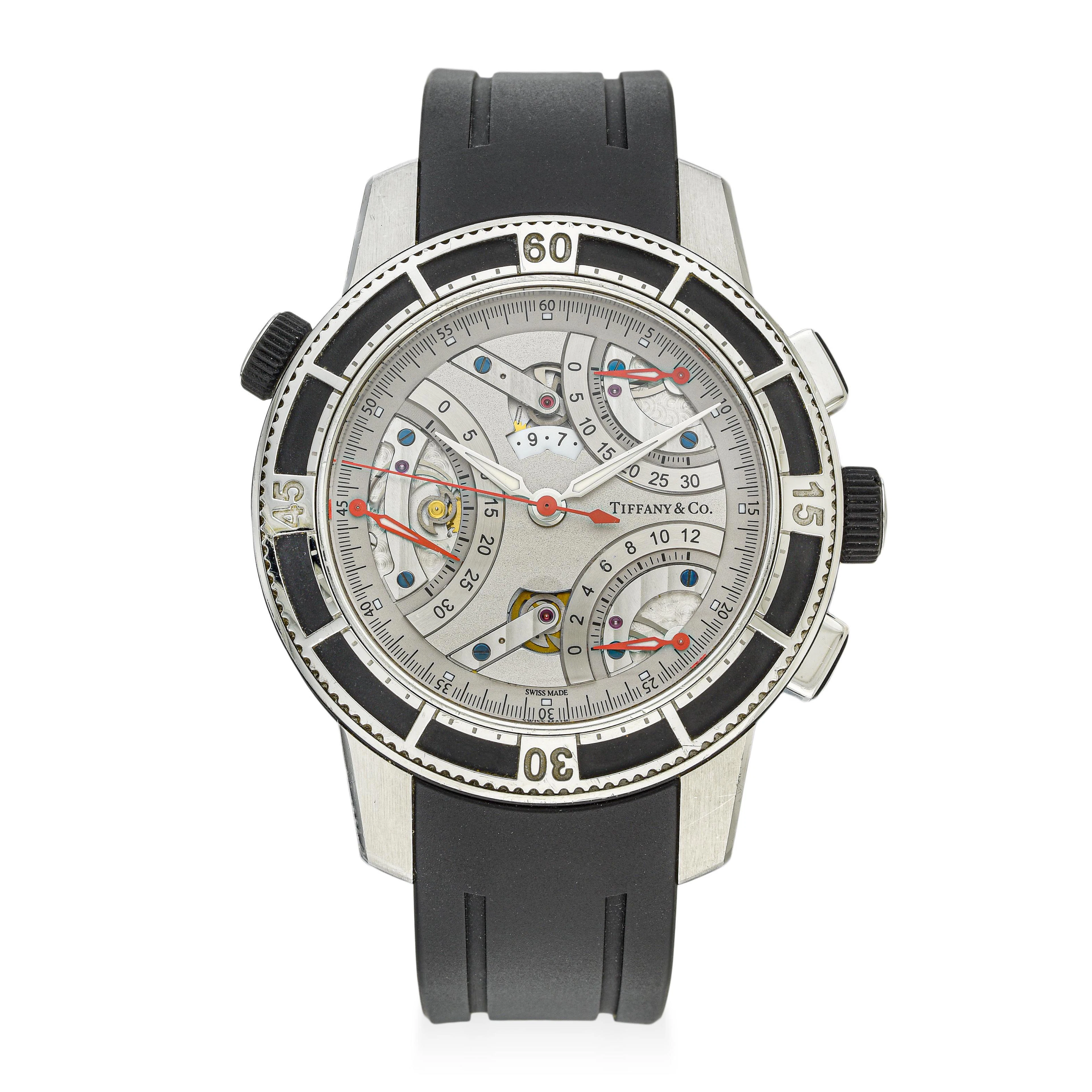 Tiffany & Co. T-57 Tri-Retrograde Chronograph in Steel