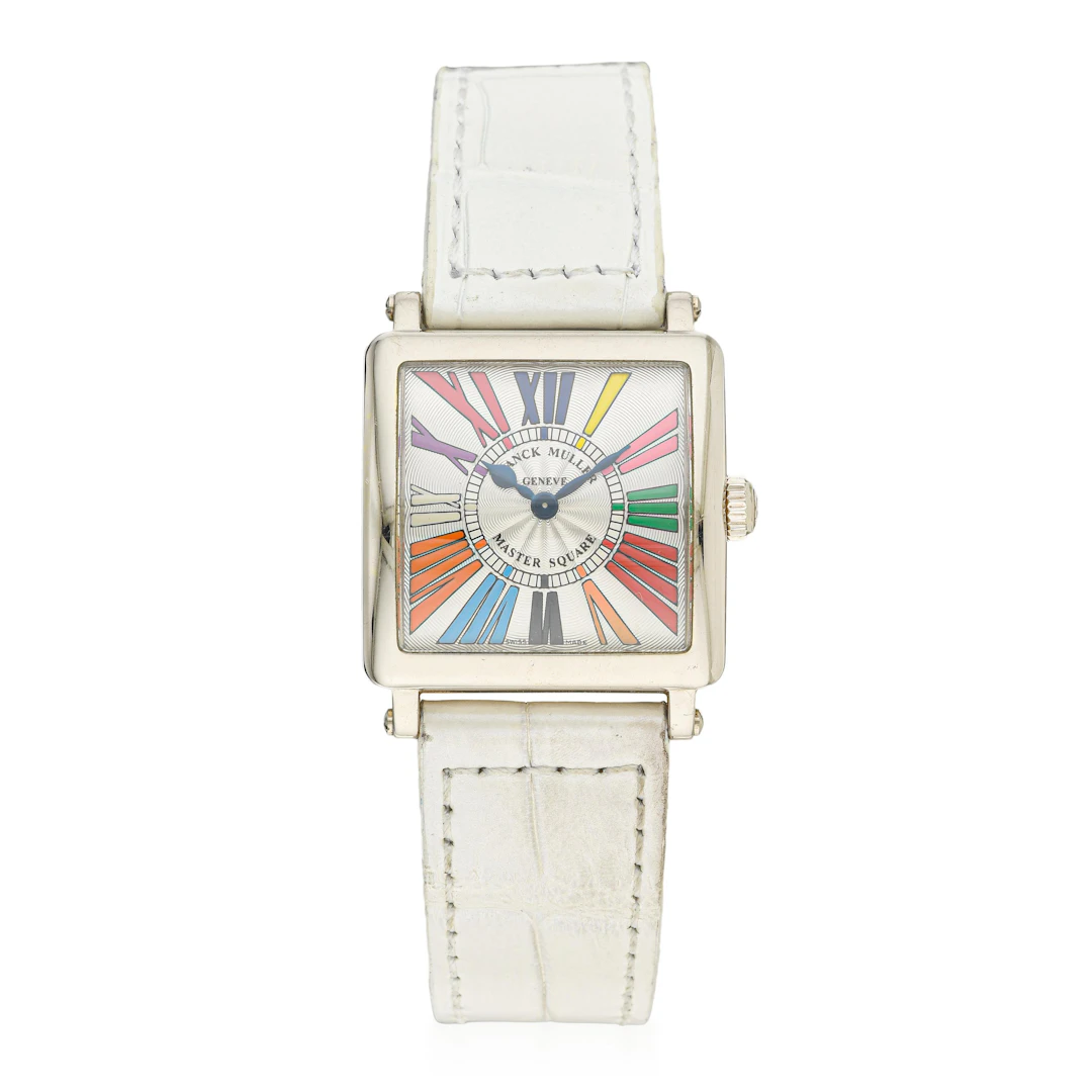 Franck Muller Master Square Color Dreams in 18K White Gold