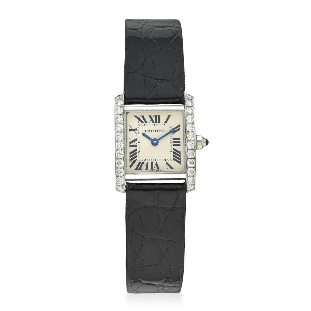 Cartier Tank Francaise in 18K White Gold