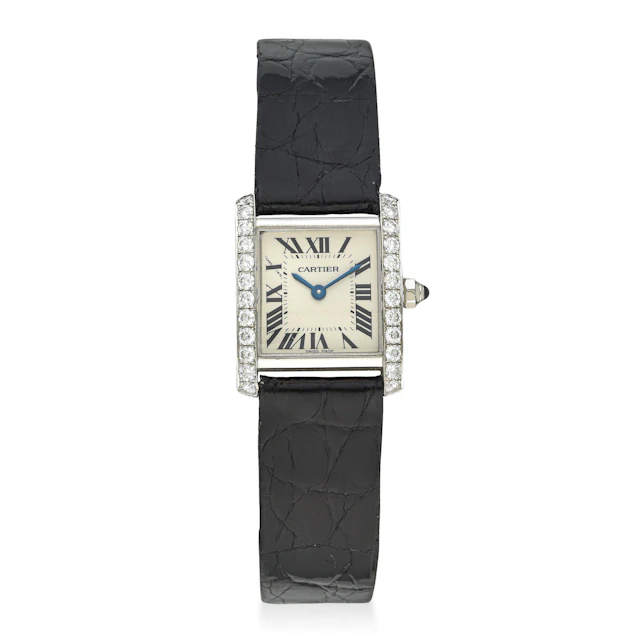 Cartier Tank Francaise in 18K White Gold