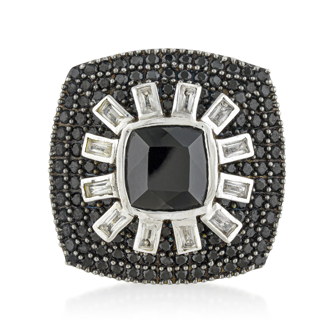 Onyx Silver Ring