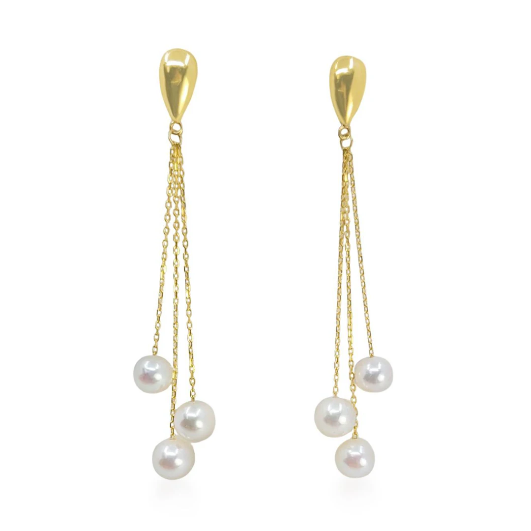 Akoya Pearl Drop Earrings