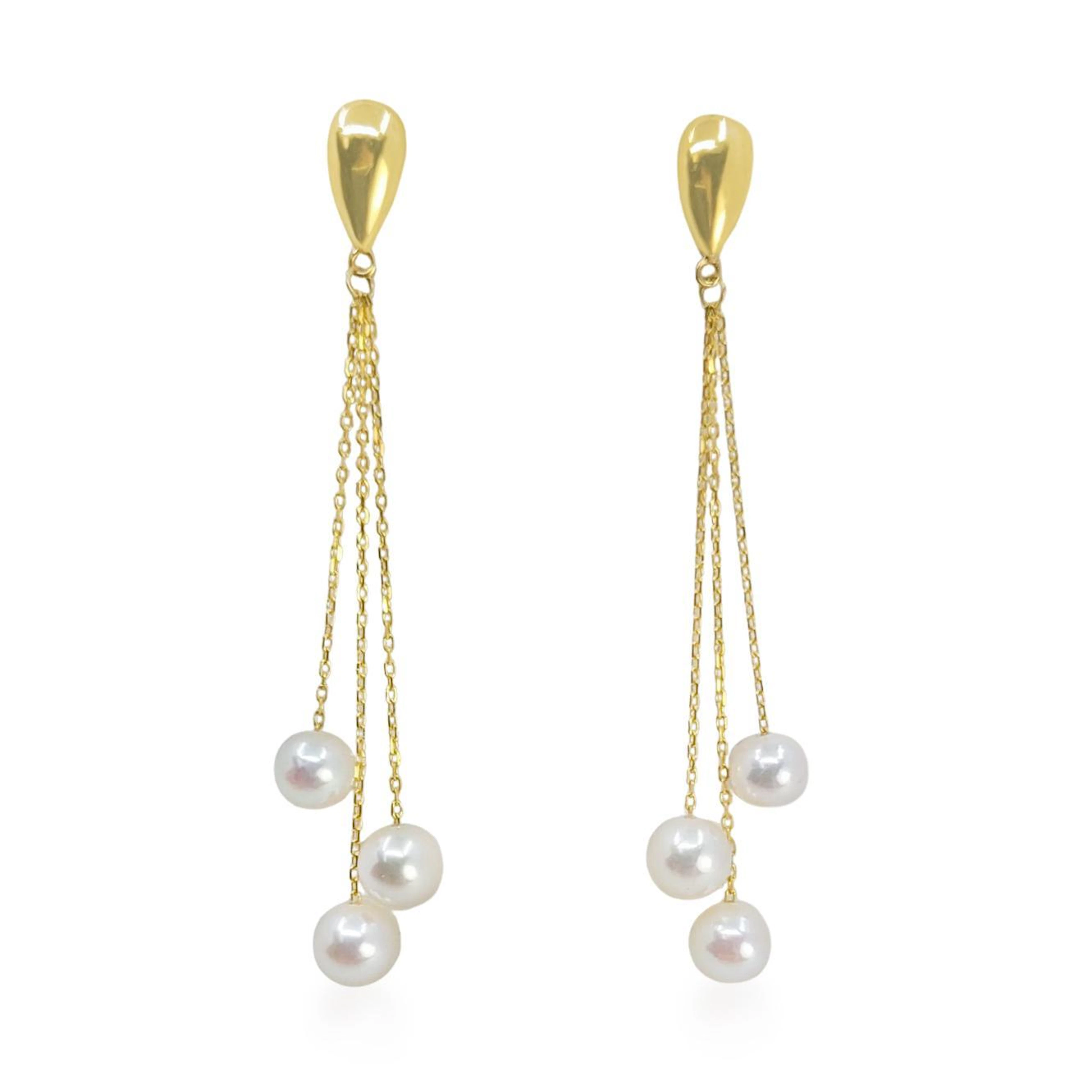 Akoya Pearl Drop Earrings