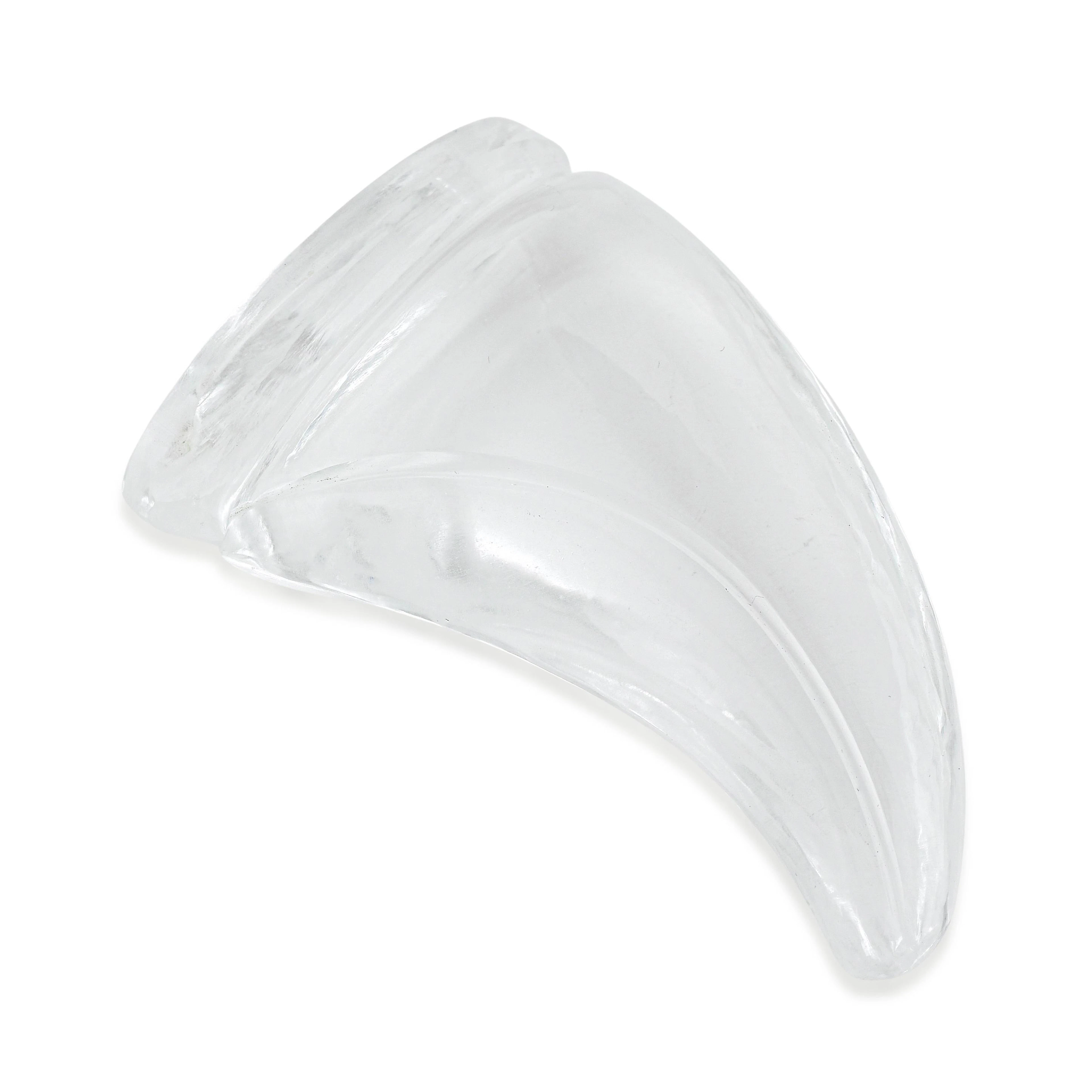 122.65-Carat Hand Carved Rock Crystal Tiger Claw