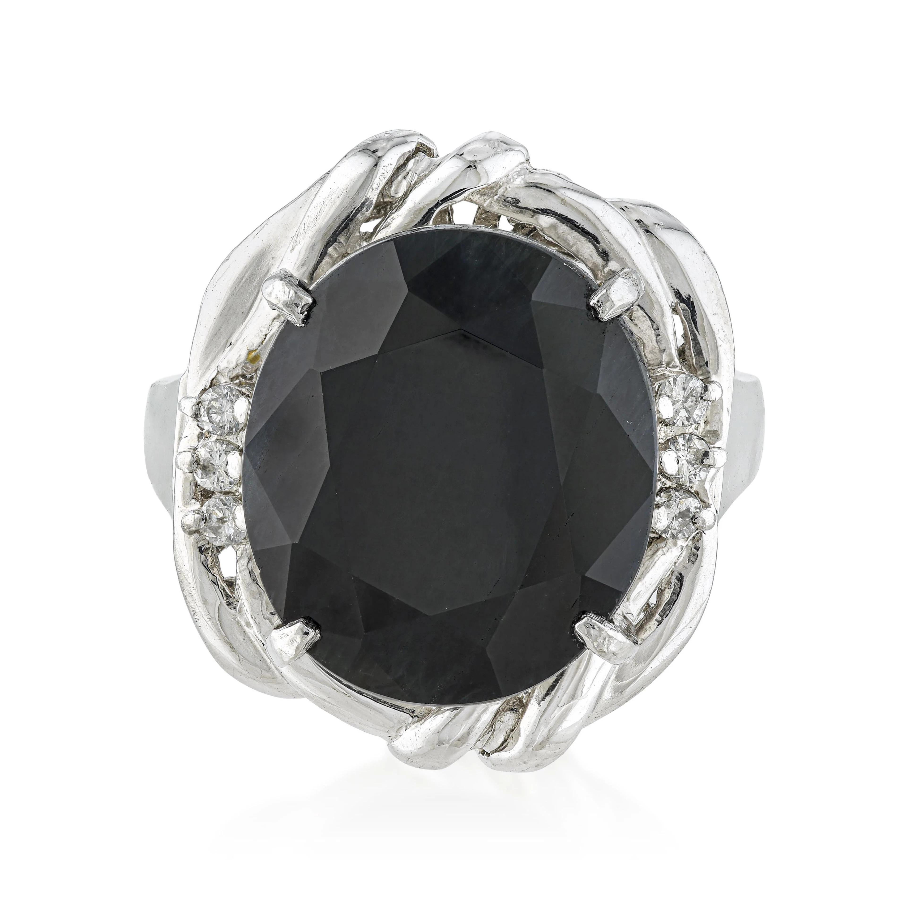Sapphire and Diamond Ring