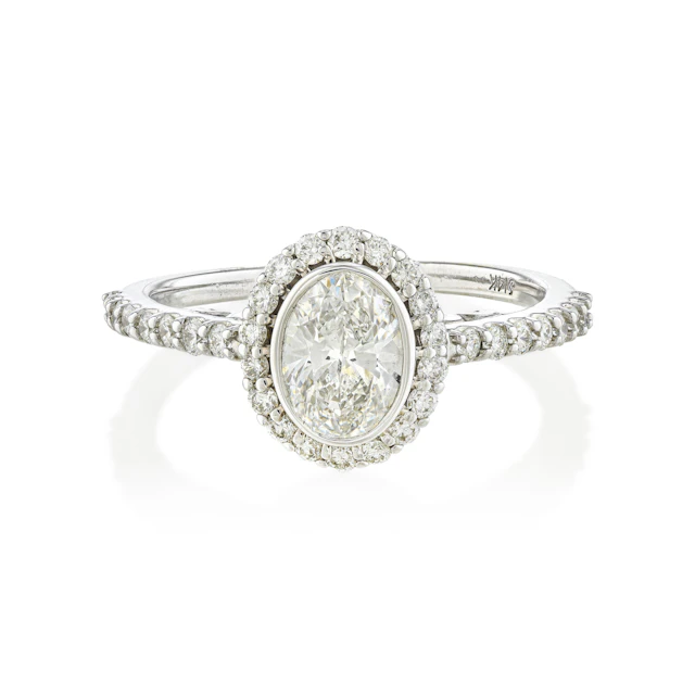 Oval Diamond Engagement Ring
