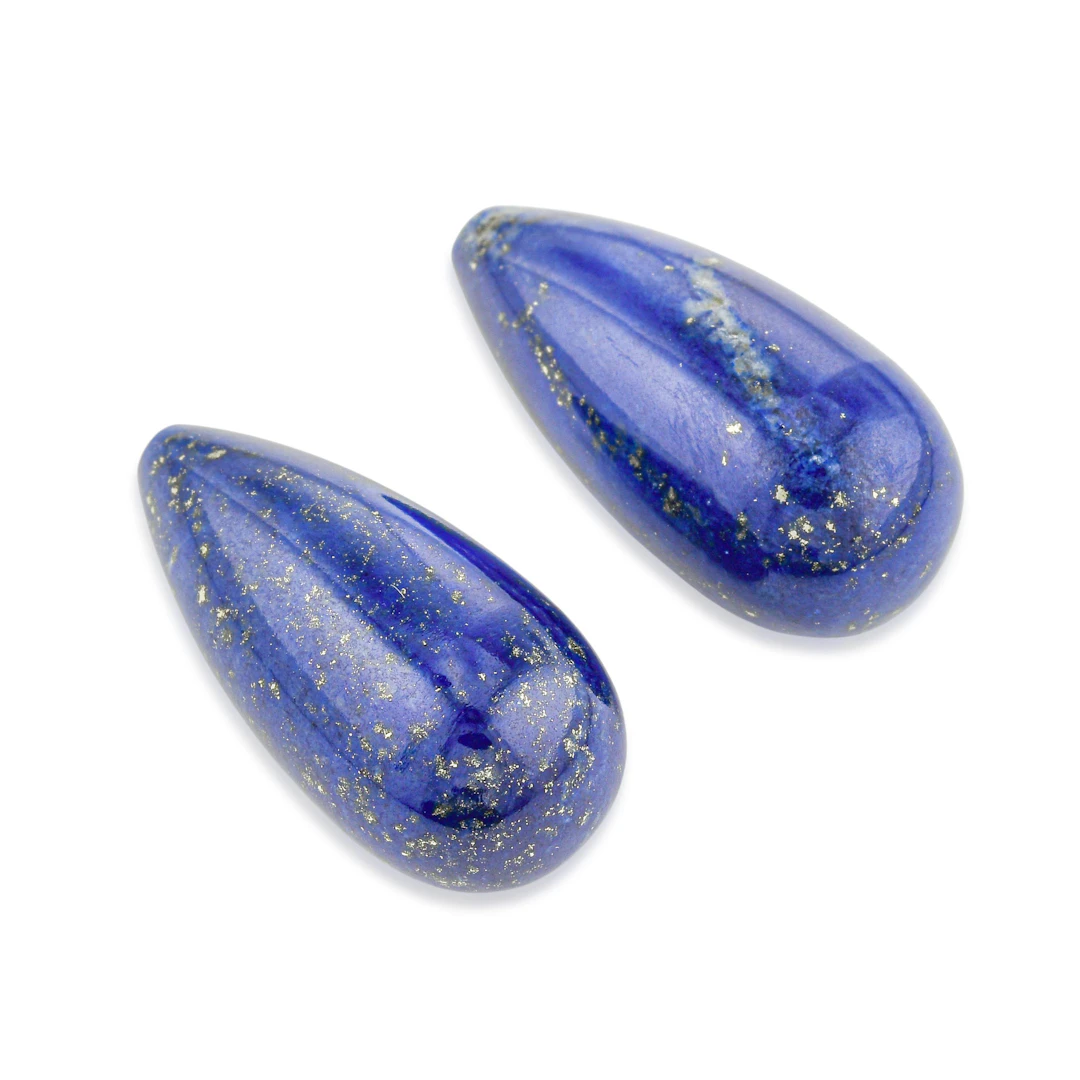 89.05-Carat Lapis Lazuli Large Drop Pair