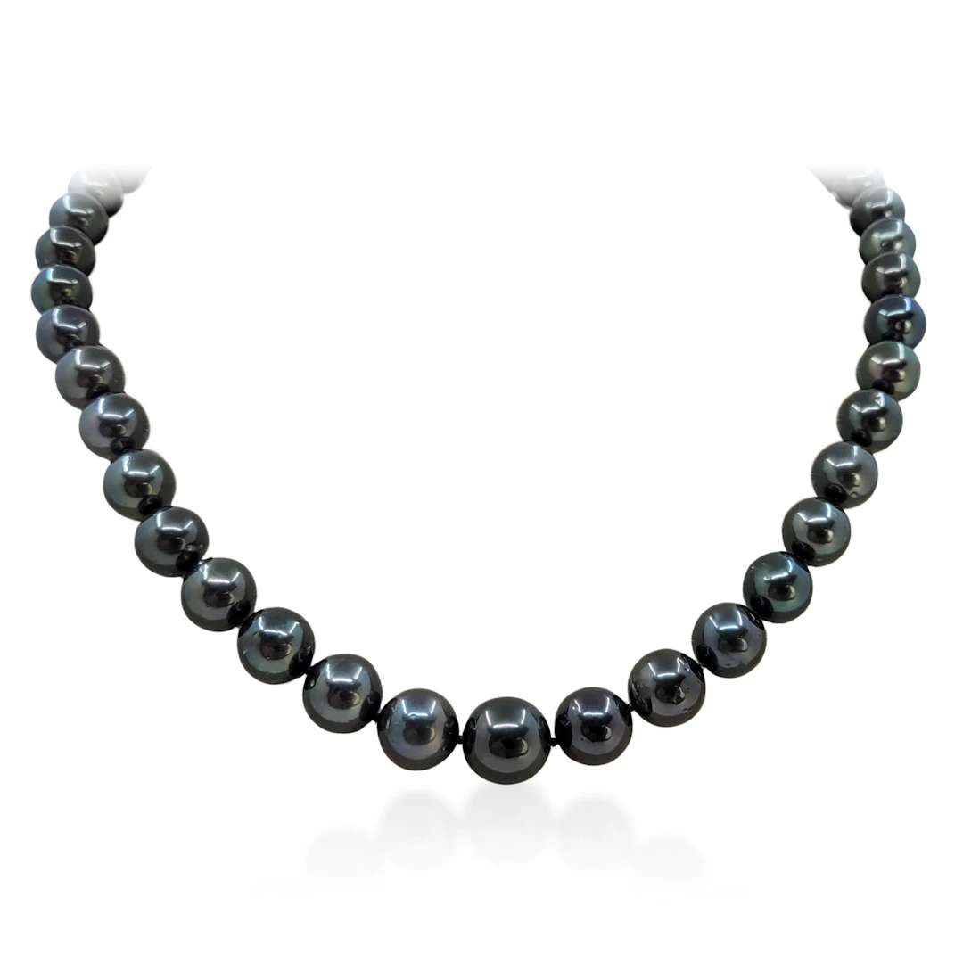 Black Tahitian Pearl Necklace