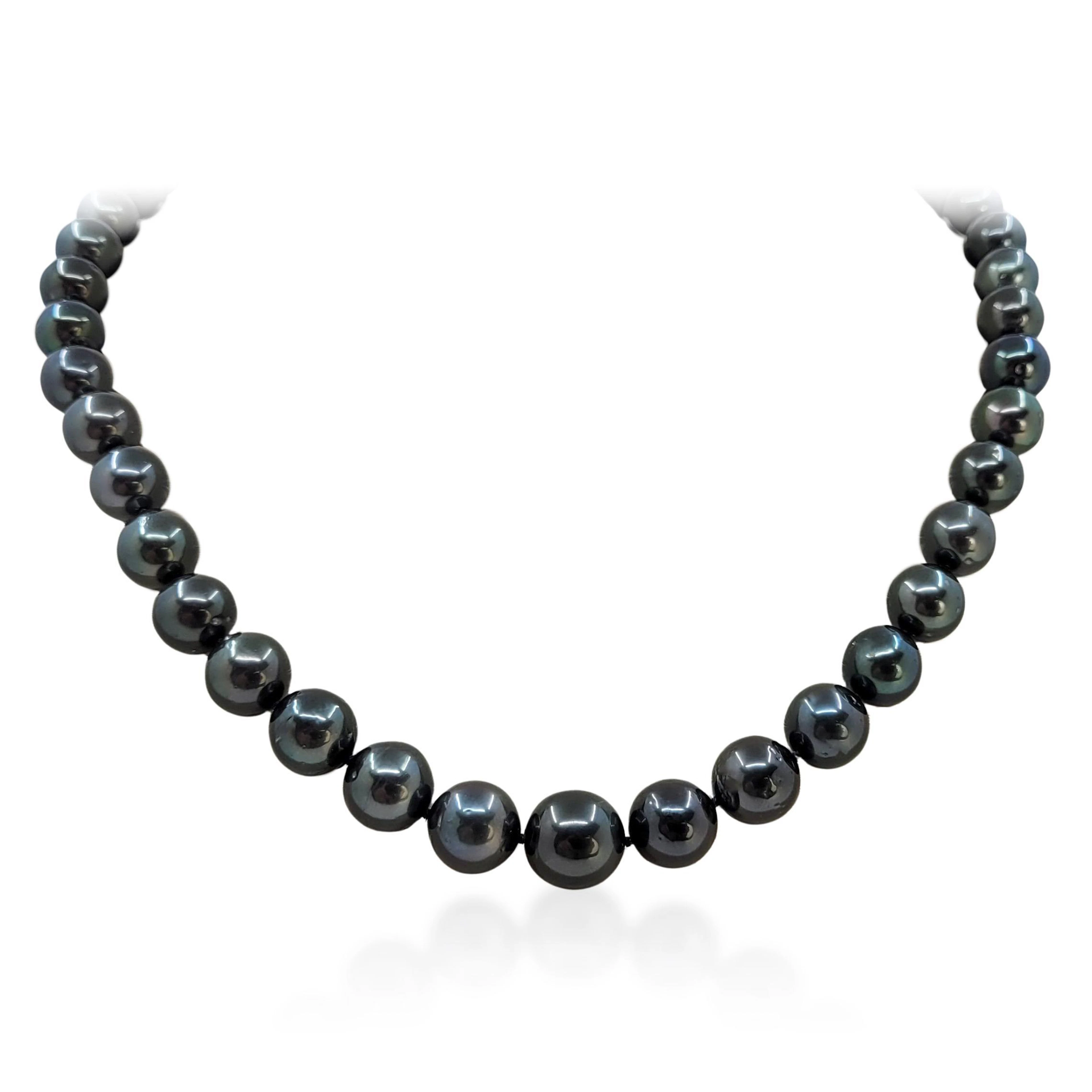 Black Tahitian Pearl Necklace
