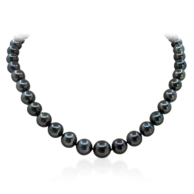 Black Tahitian Pearl Necklace