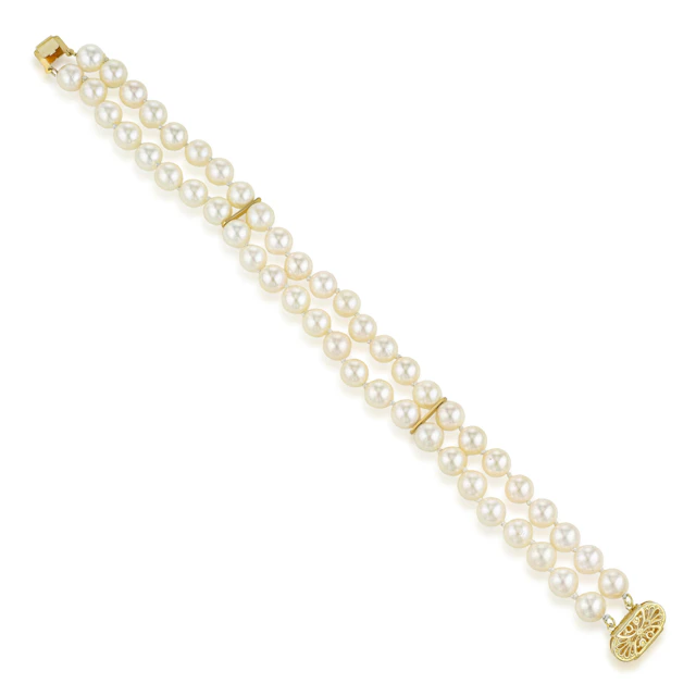 Double Strand Pearl Bracelet