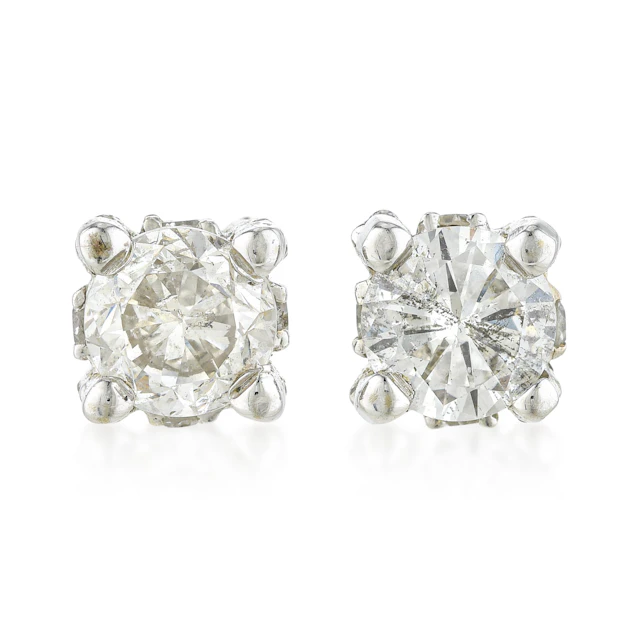 Diamond Stud Earrings (Approx. 1.10 CTW)