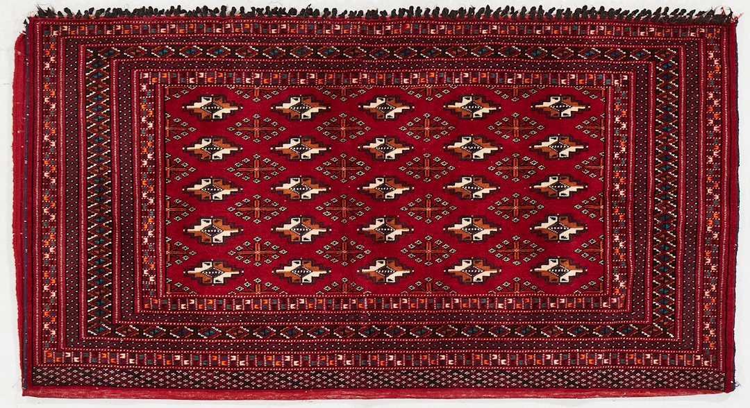 KAMELVÄSKA / SITTKUDDE, Turkmensk, semiantik.