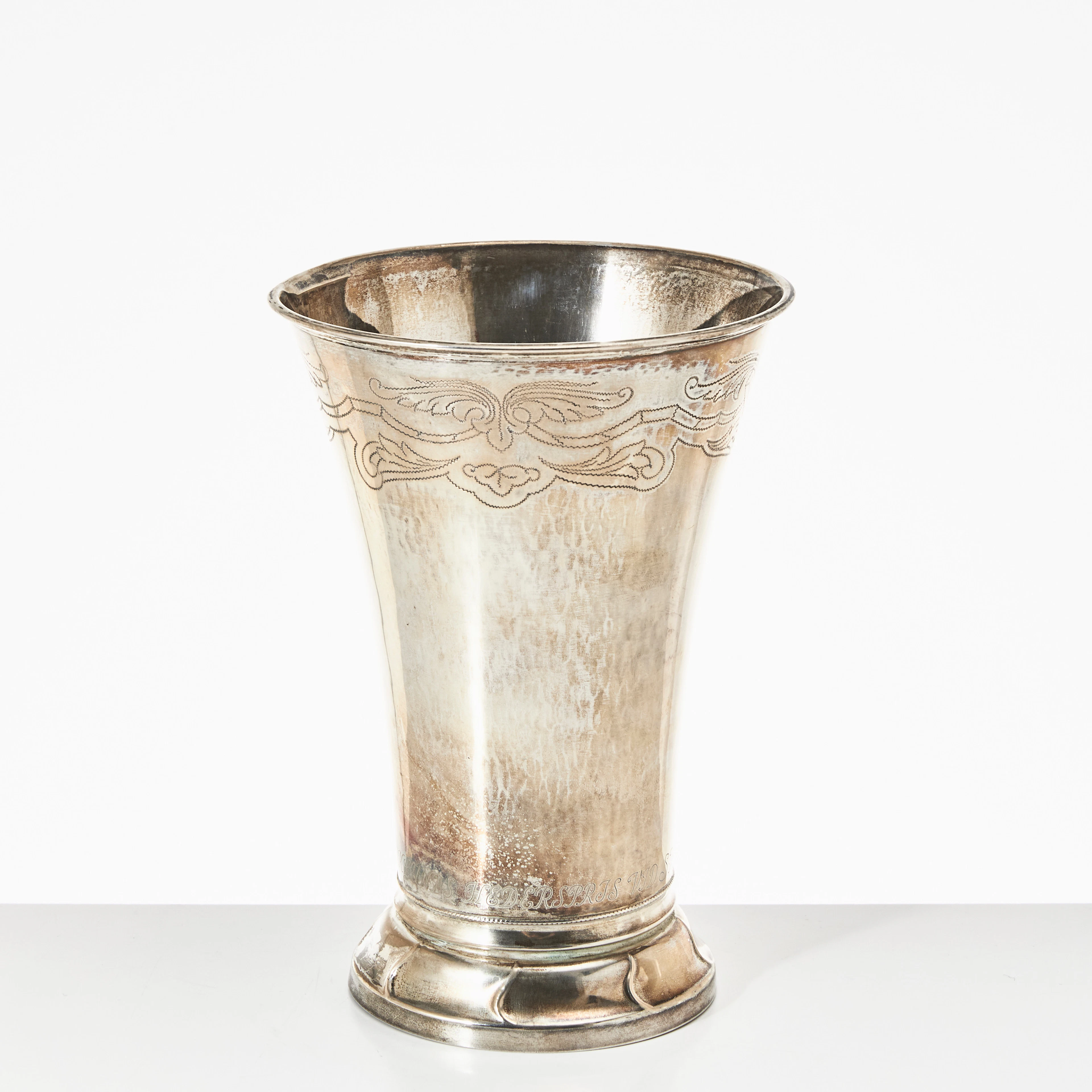 BÄGARE, silver, K. Anderson, Stockholm 1929, barockstil, ciselerad dekor.
