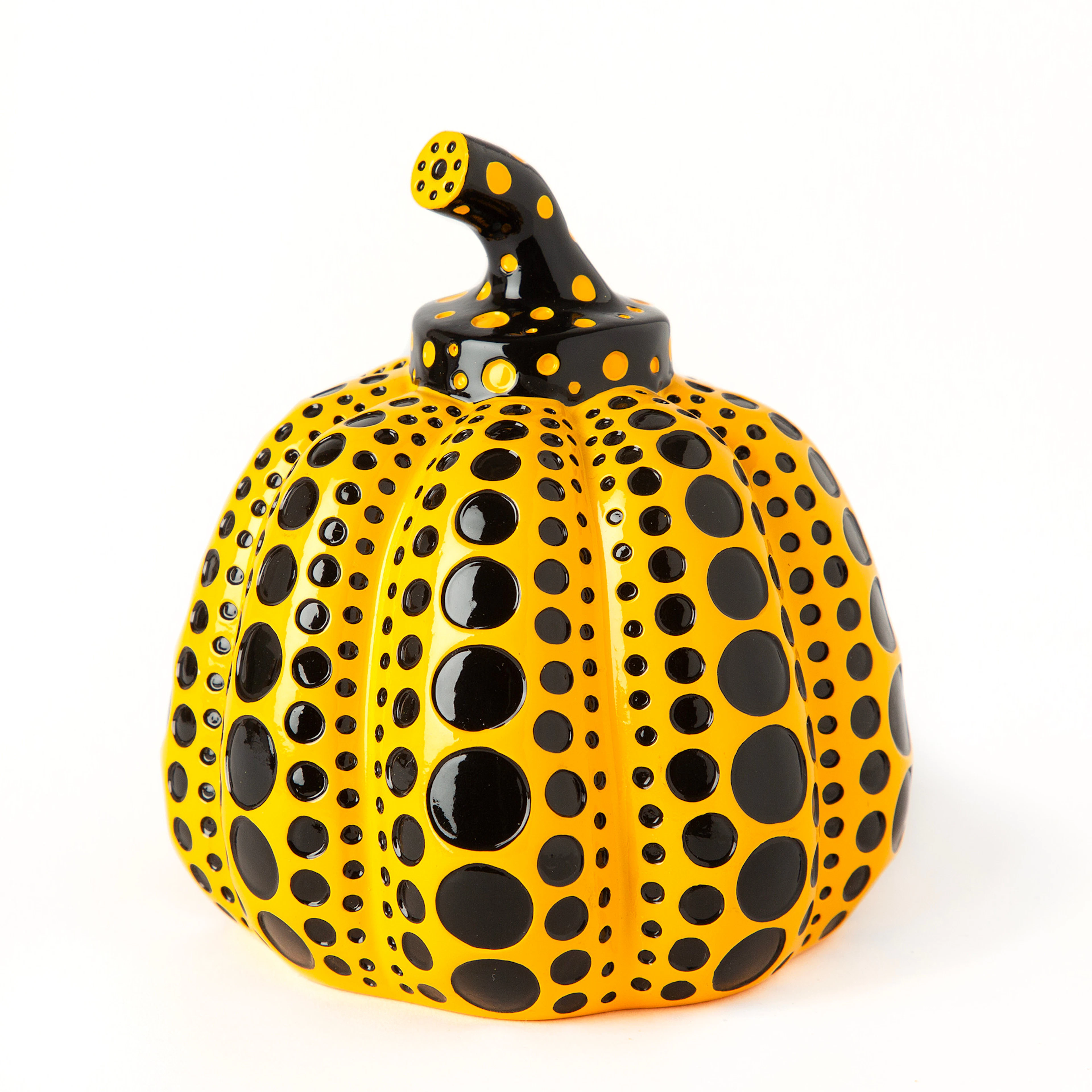 YAYOI KUSAMA. Efter, skulptur, ”Pumpa”, gul, 2000-tal.