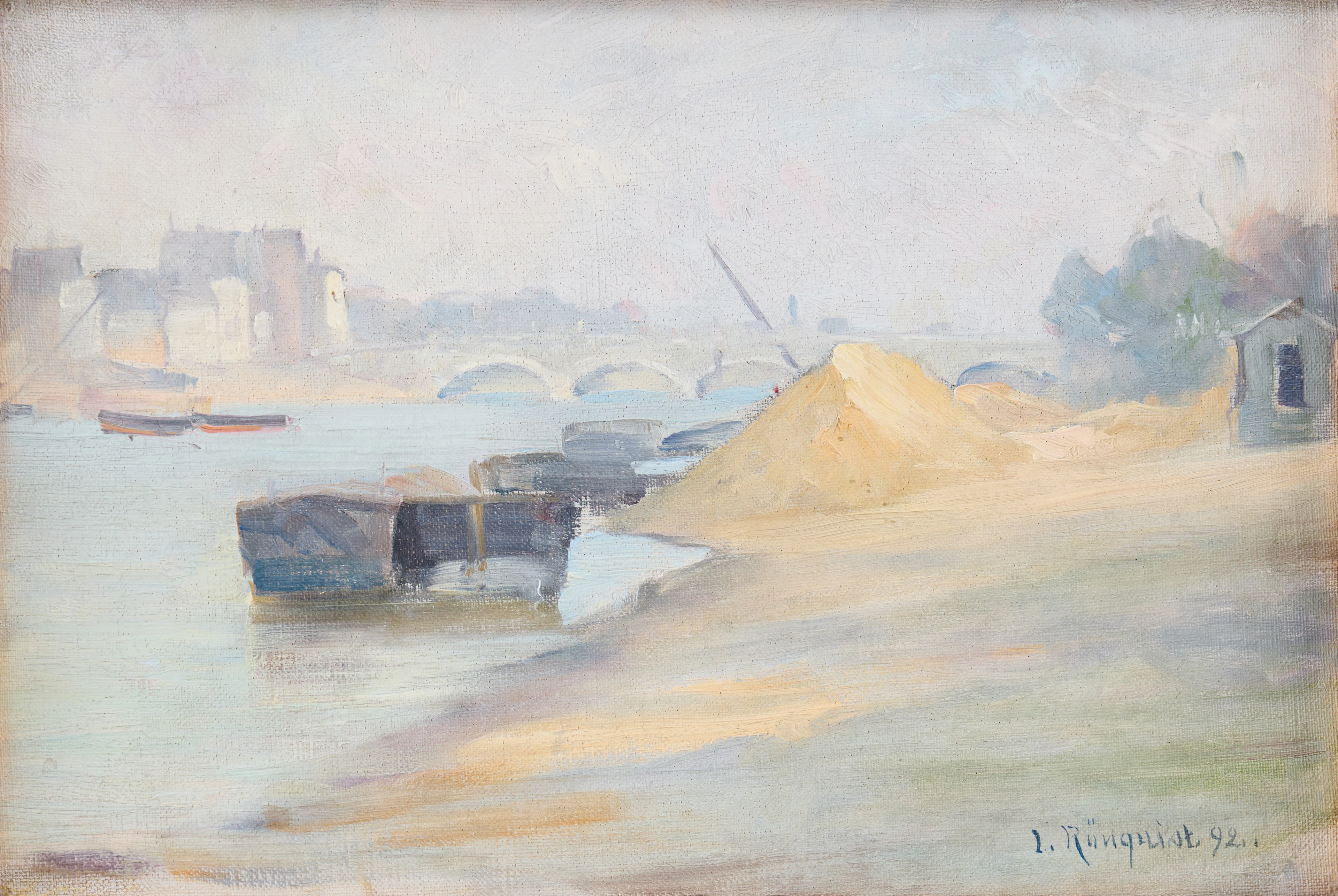LOTTEN RÖNQUIST. Motiv från Paris.