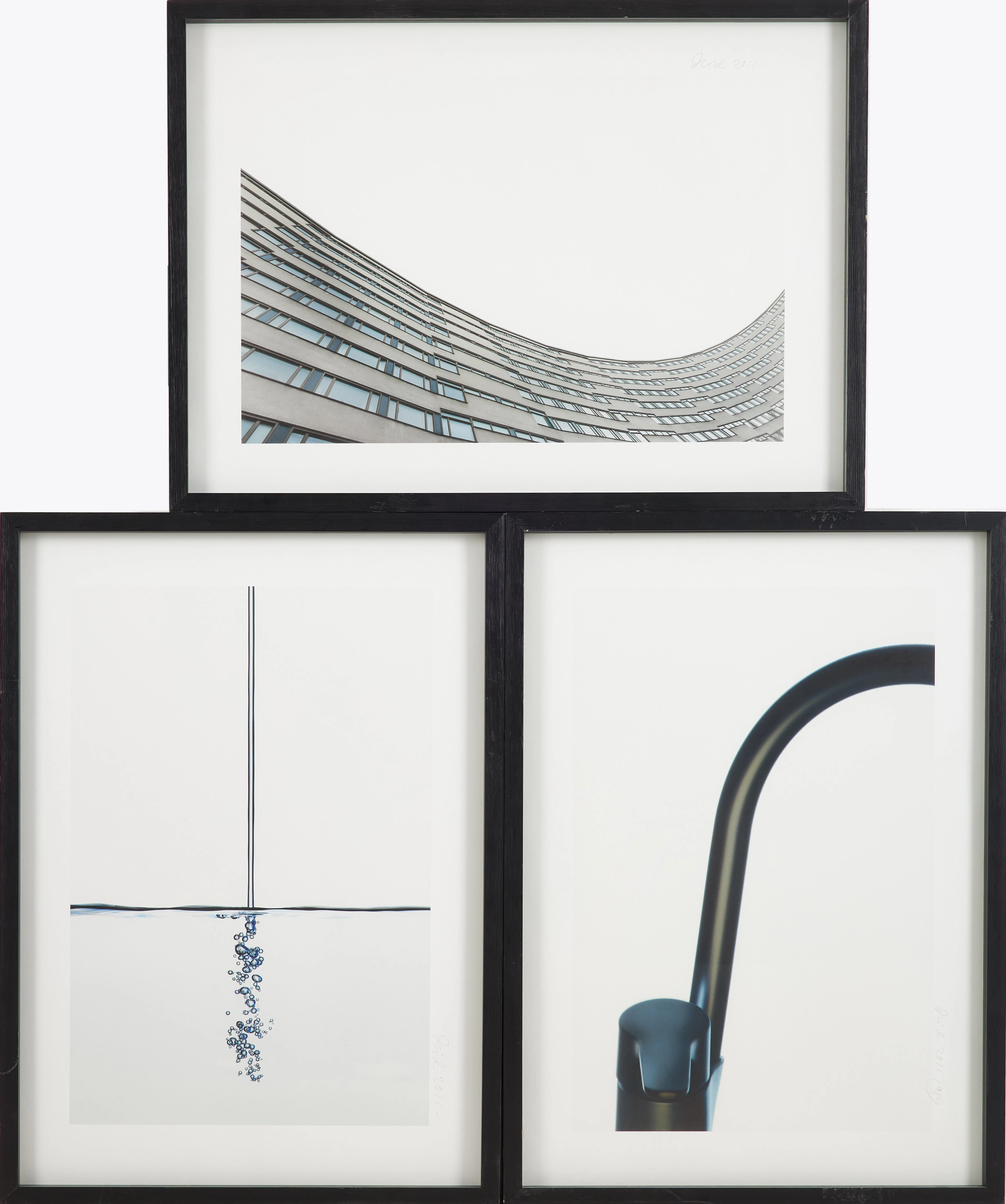 DAWID (BJÖRN DAWIDSSON). Fotografier, 3 st, signerade, daterade 2011.