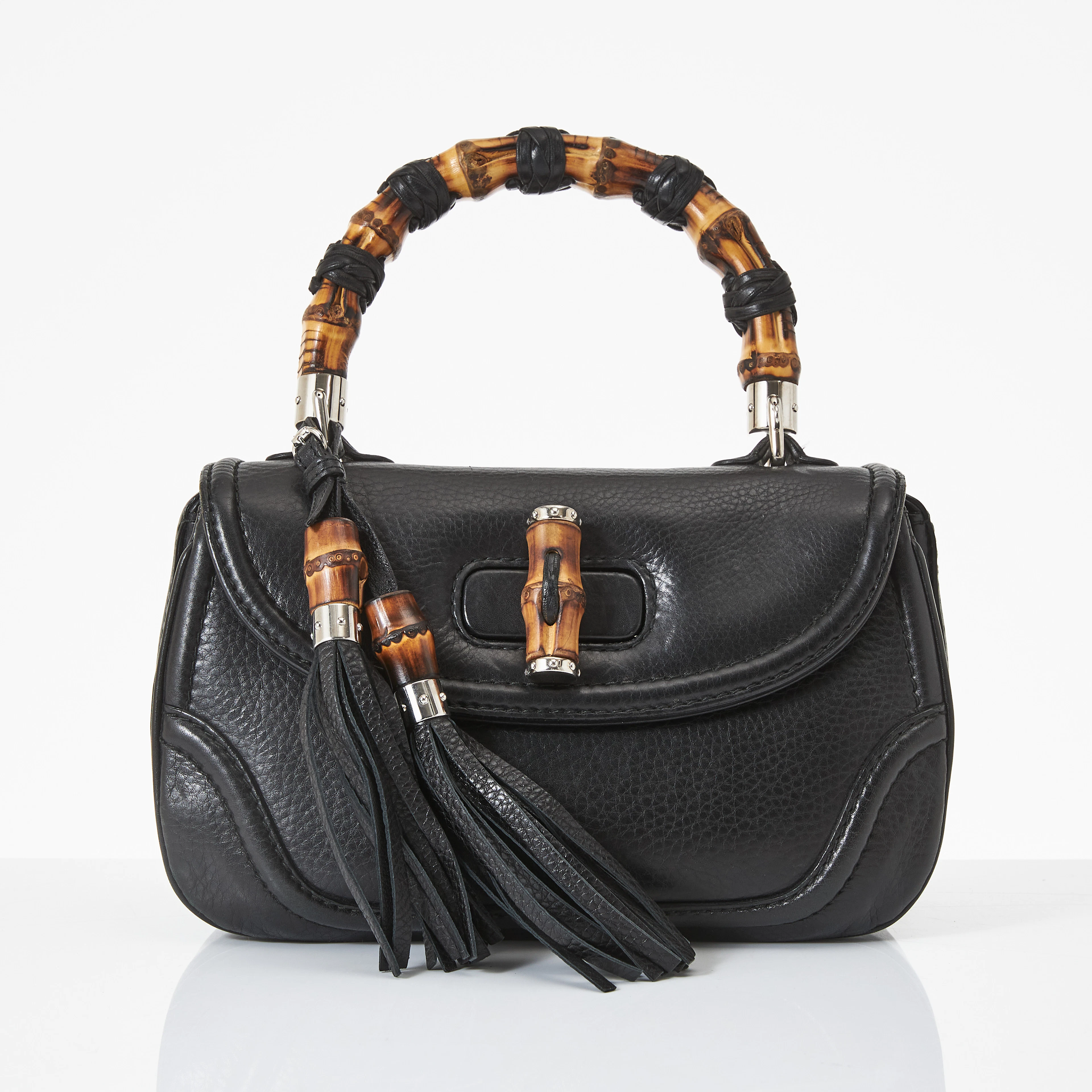 GUCCI, "Convertible Pompon Bamboo", handväska, 2010.