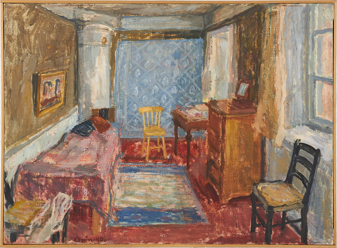 SVEN OLOF ROSÉN. "Motiv från atelién Pustegränd 1 Söder Stockholm".