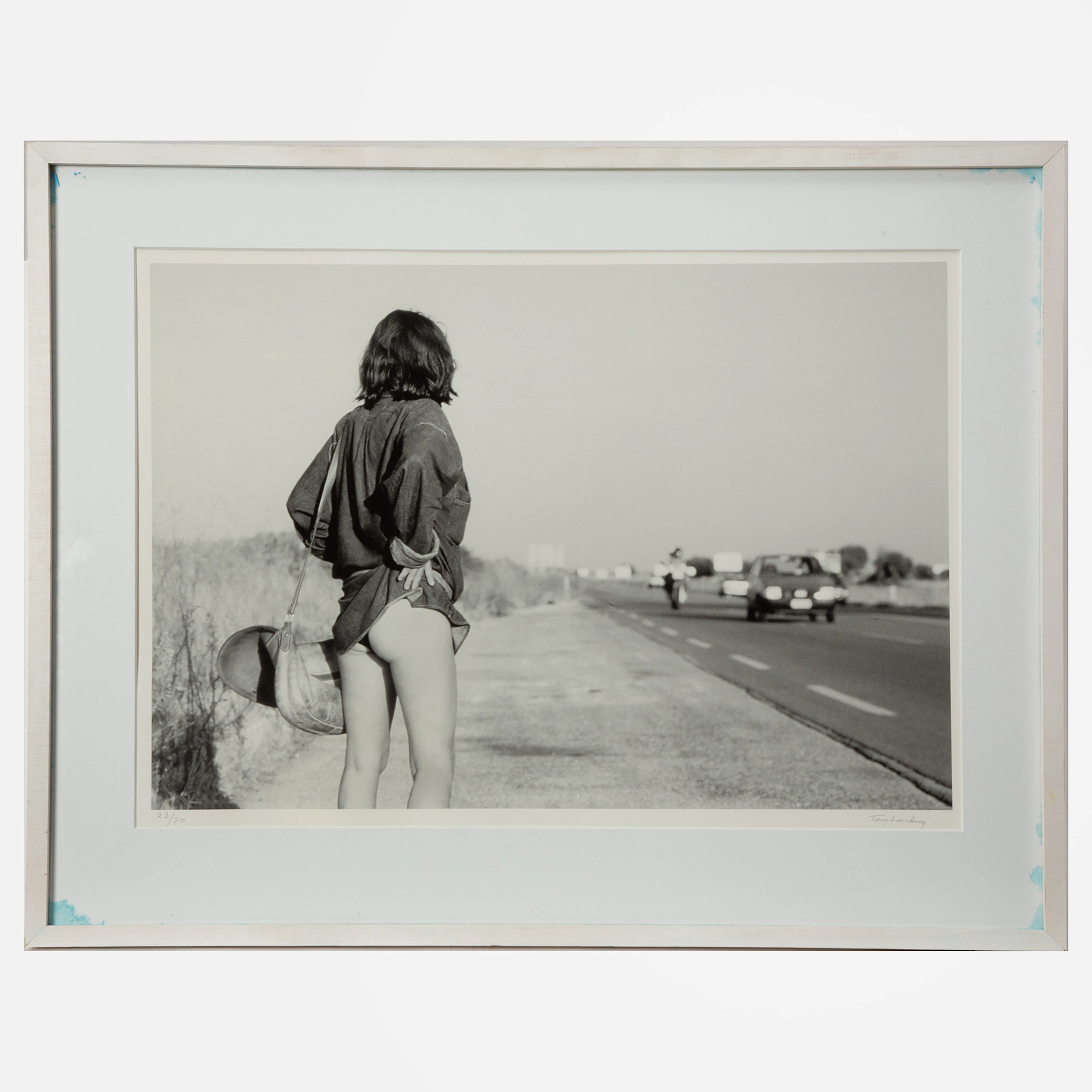 TONY LANDBERG. "Vägflicka, Italien".