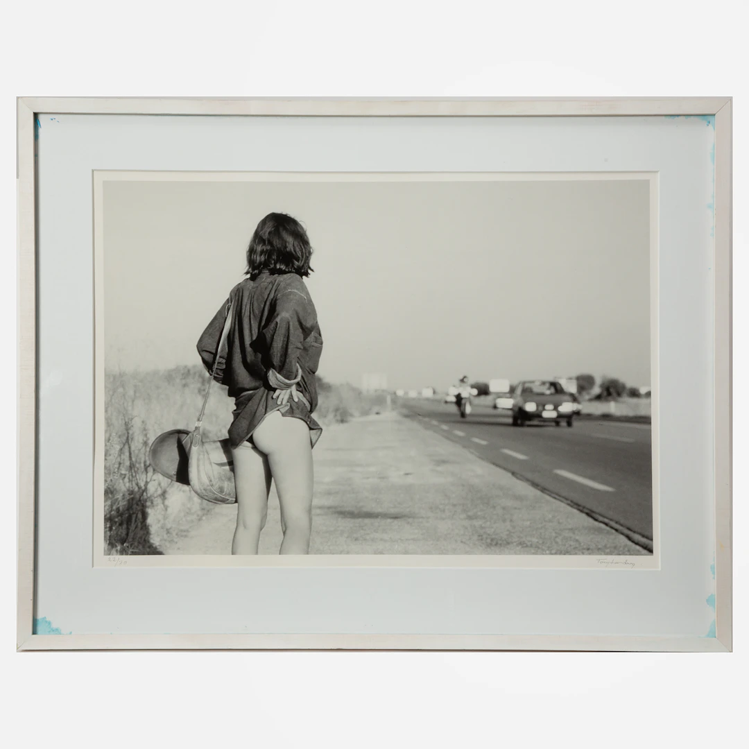 TONY LANDBERG. "Vägflicka, Italien".