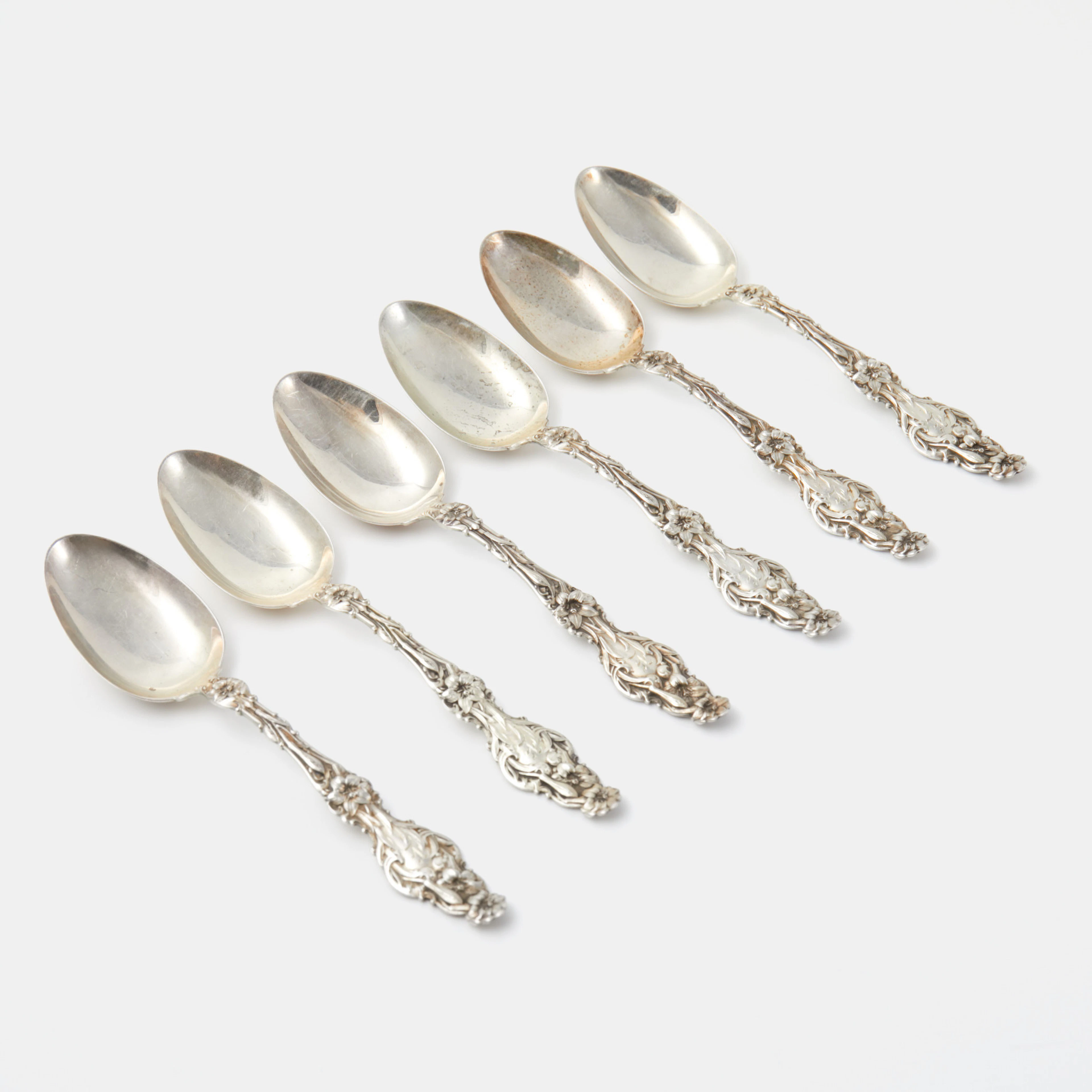 KAFFESKEDAR, sterling silver, "Lily", Gorham & Whiting Manufacturing