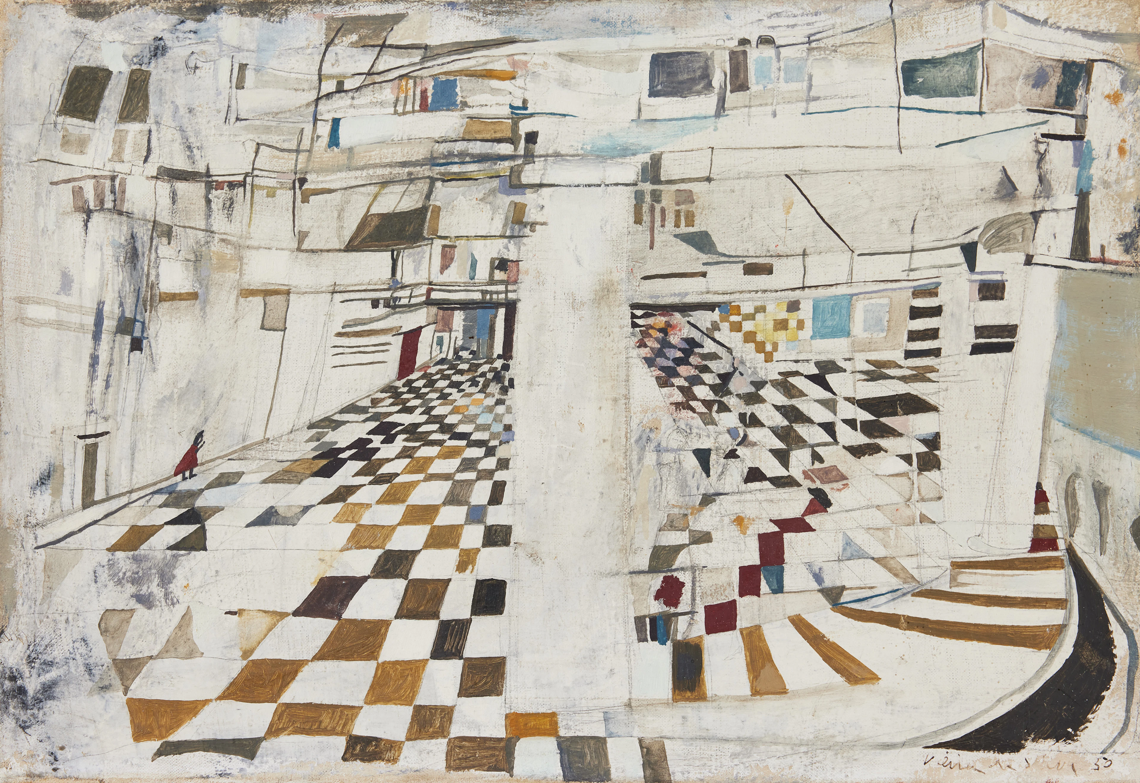 MARIA HELENA VIEIRA DA SILVA (PORTUGAL/FRANCE 1908-1992). "Souter