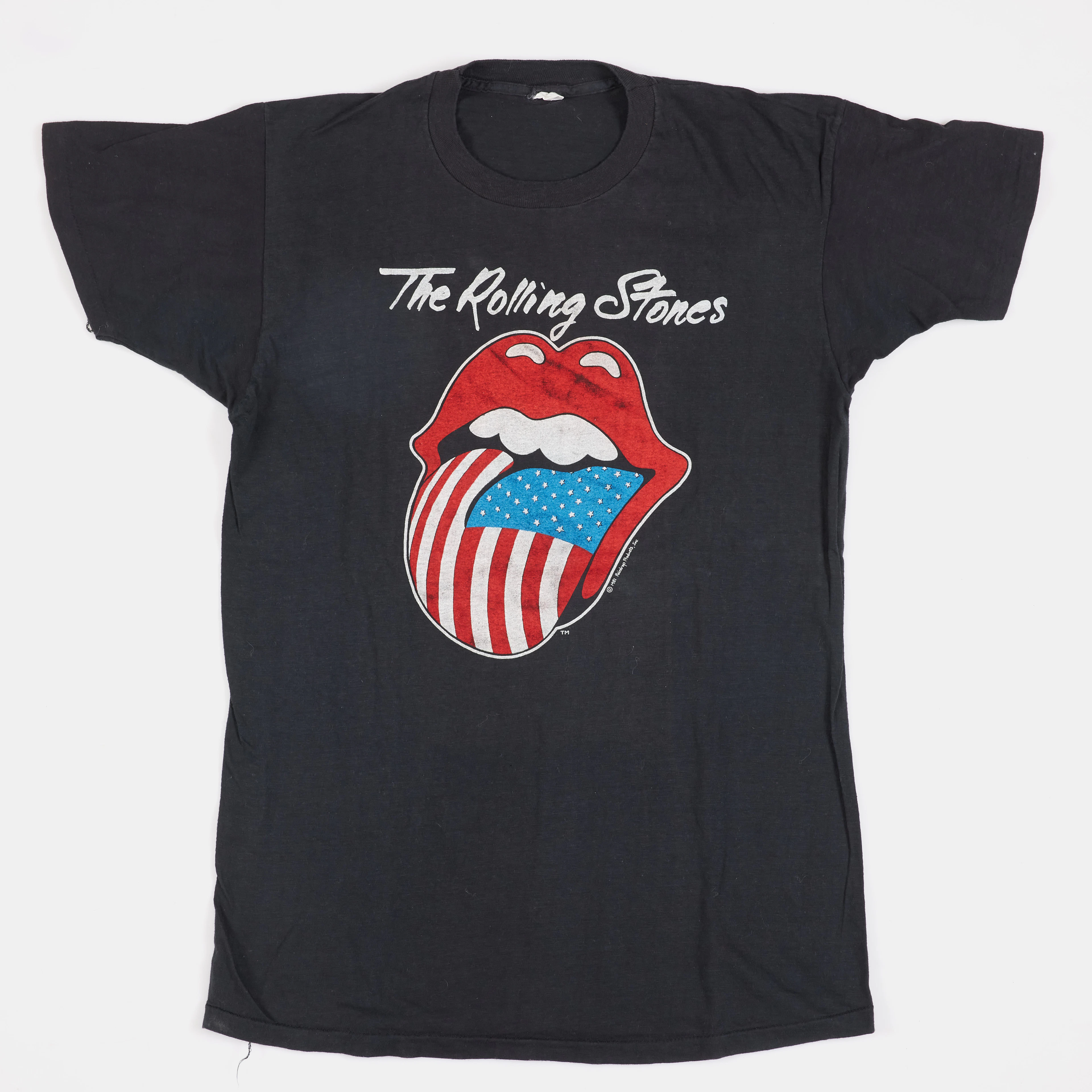 ROLLING STONES, "North American Tour 1981", konsert/turné t s-shirt.