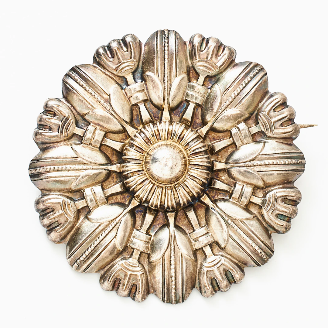 DAVID ANDERSEN, brosch, sterlingsilver, Norge.