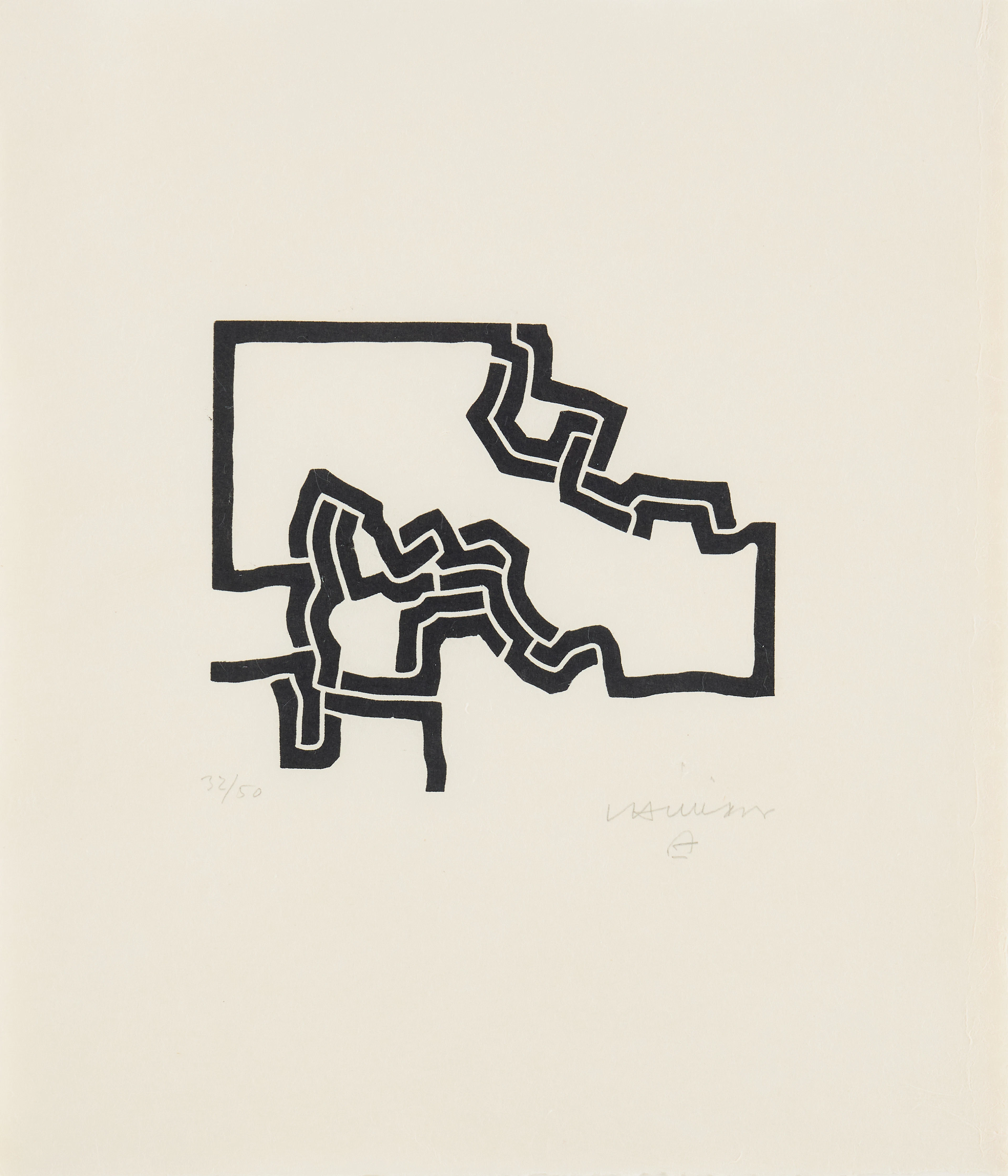 EDUARDO CHILLIDA. "Mas Allá" (one plate).