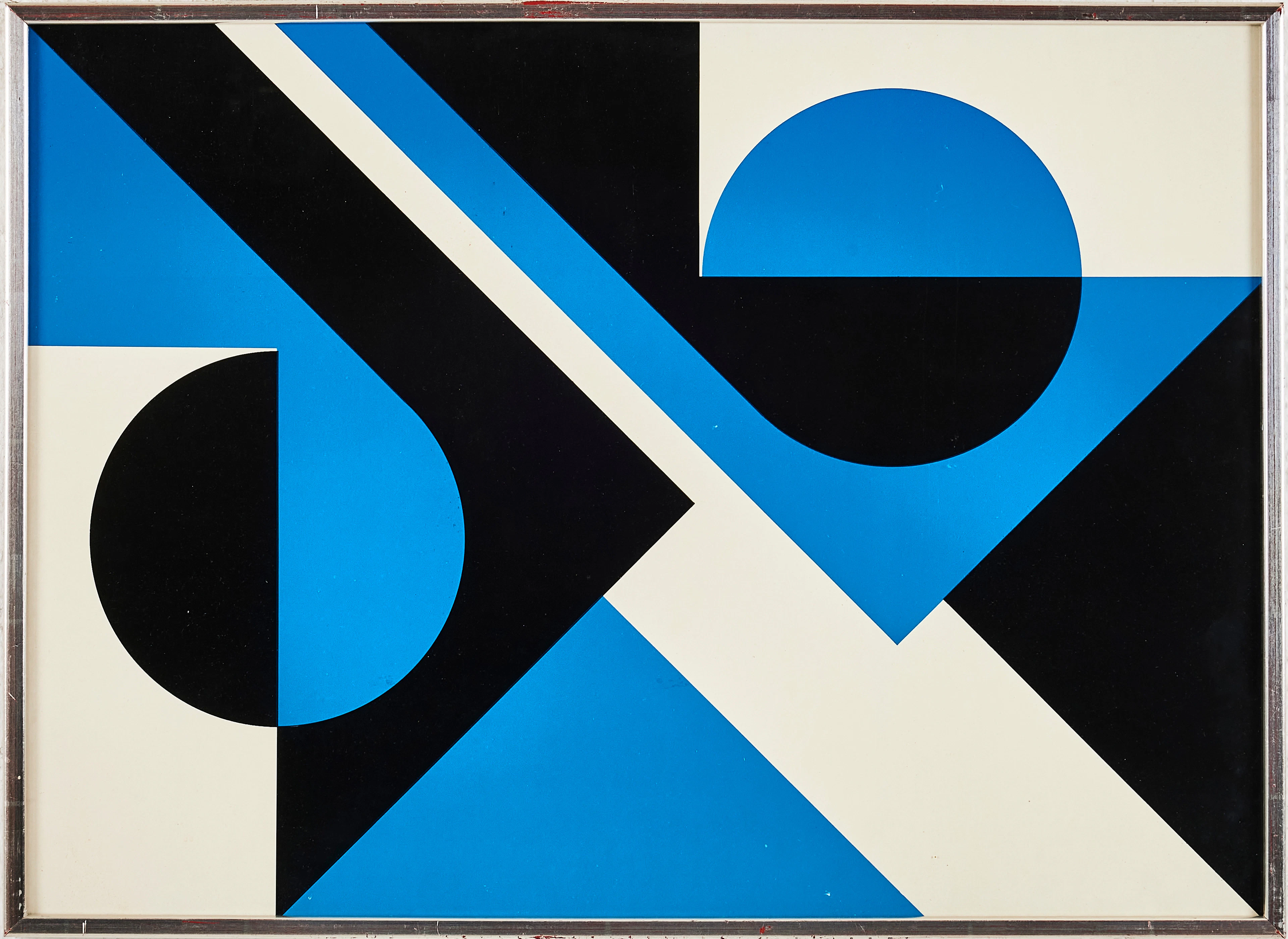 LARS-GUNNAR NORDSTRÖM. Komposition, serigrafi.