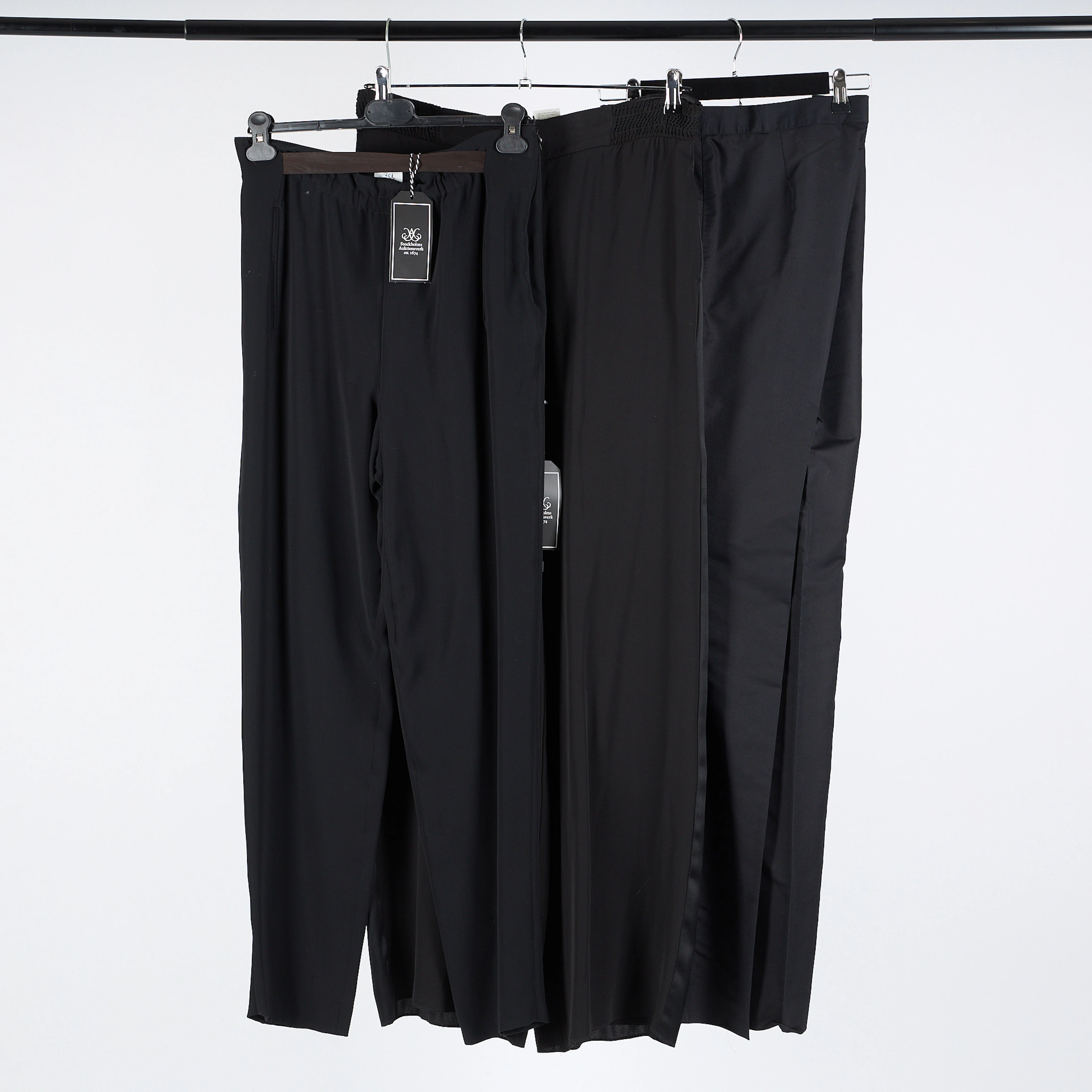 BYXOR, 3 par, Giorgio Armani, Gianfranco Ferré, Costume National.