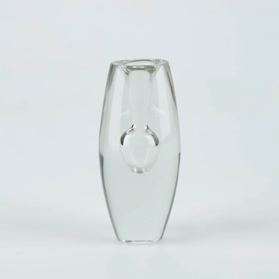TAPIO WIRKKALA. Vas / glasskulptur, "Tokio", signerad Tapio Wirkkala