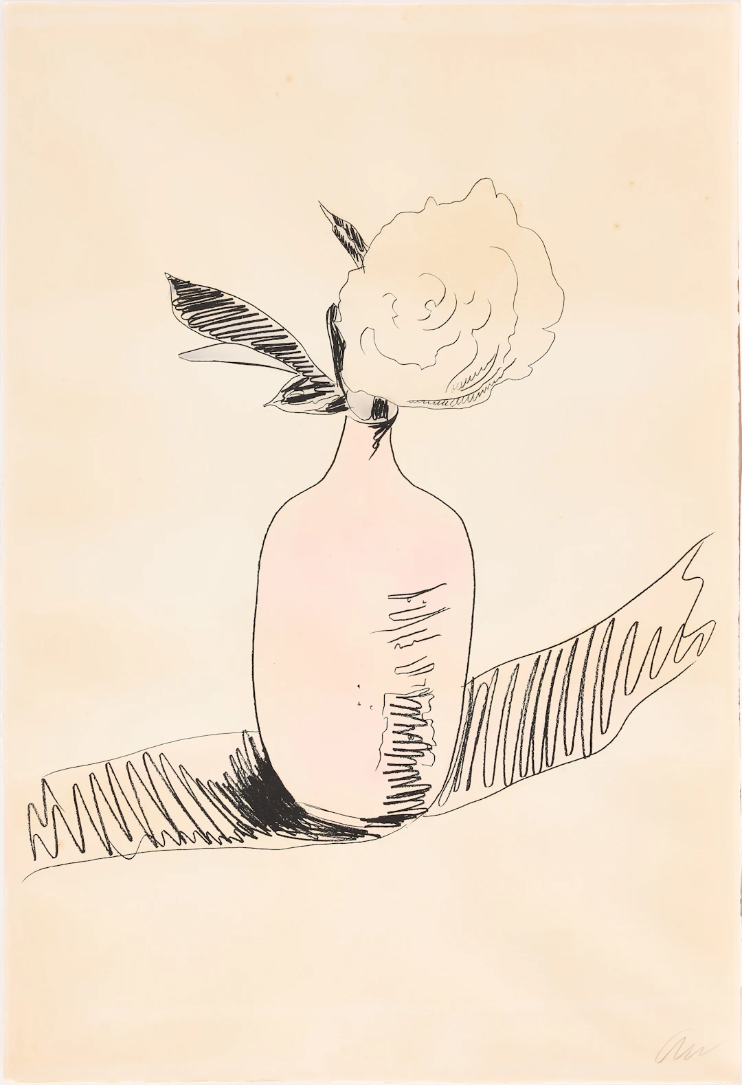 ANDY WARHOL. "Flowers (Hand-Colored)".