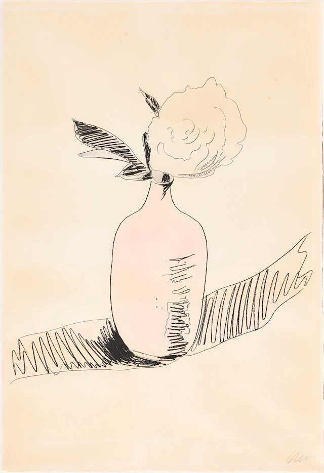 ANDY WARHOL. "Flowers (Hand-Colored)".