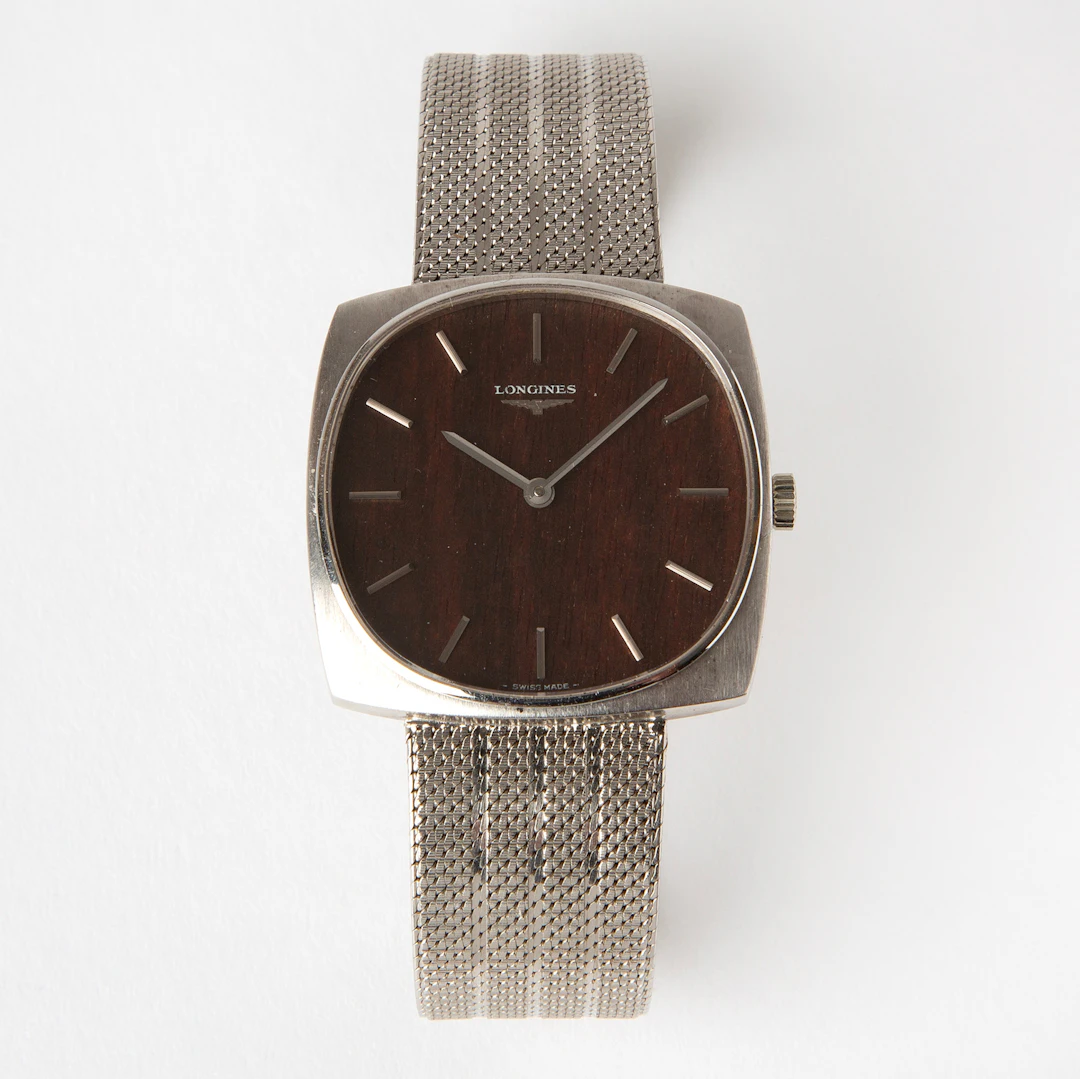 LONGINES, Classic Elegance, armbandsur, 32 x 32 mm, 18K vitguld, 1970-tal.