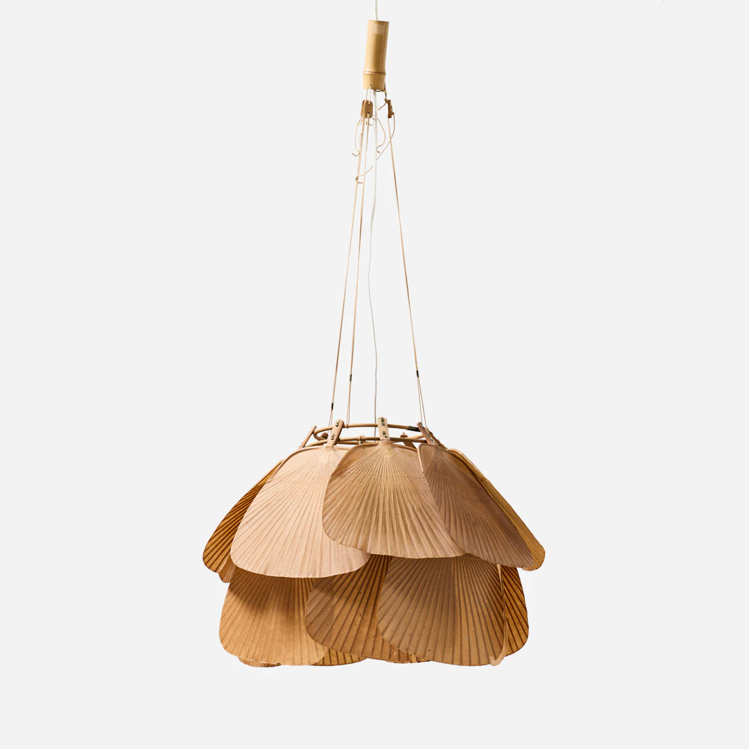 INGO MAURER. "Ju-Yon", taklampa, från ”Uchiwa”-serien, M Design, Tyskland
