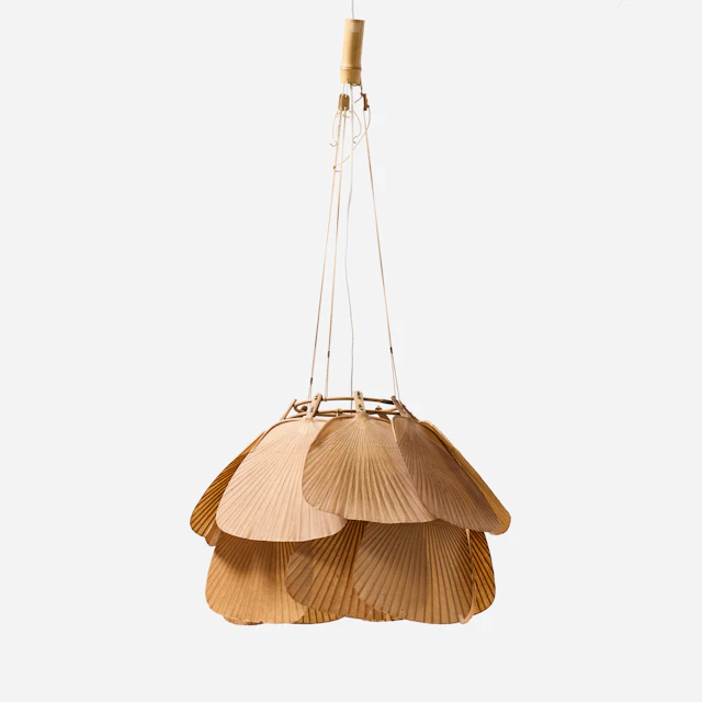 INGO MAURER. "Ju-Yon", taklampa, från ”Uchiwa”-serien, M Design, Tyskland