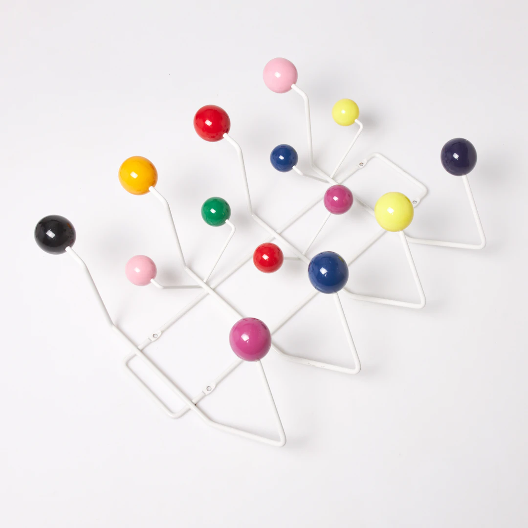CHARLES & RAY EAMES. "Hang It All", klädhängare, för Vitra, Italien.