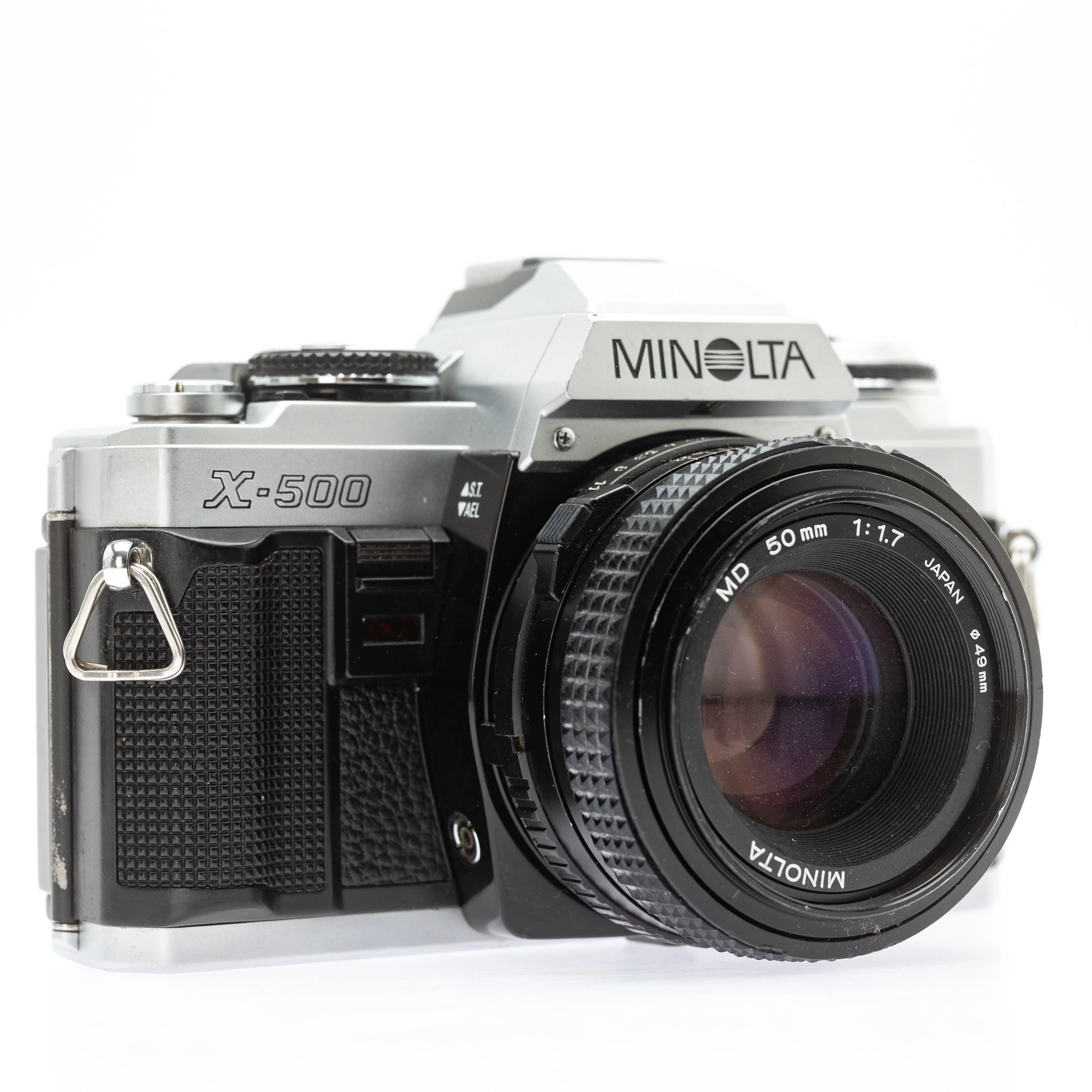 Minolta X-500, 35mm Spiegelreflexkamera ( SN 6118059 ) mit Minolta